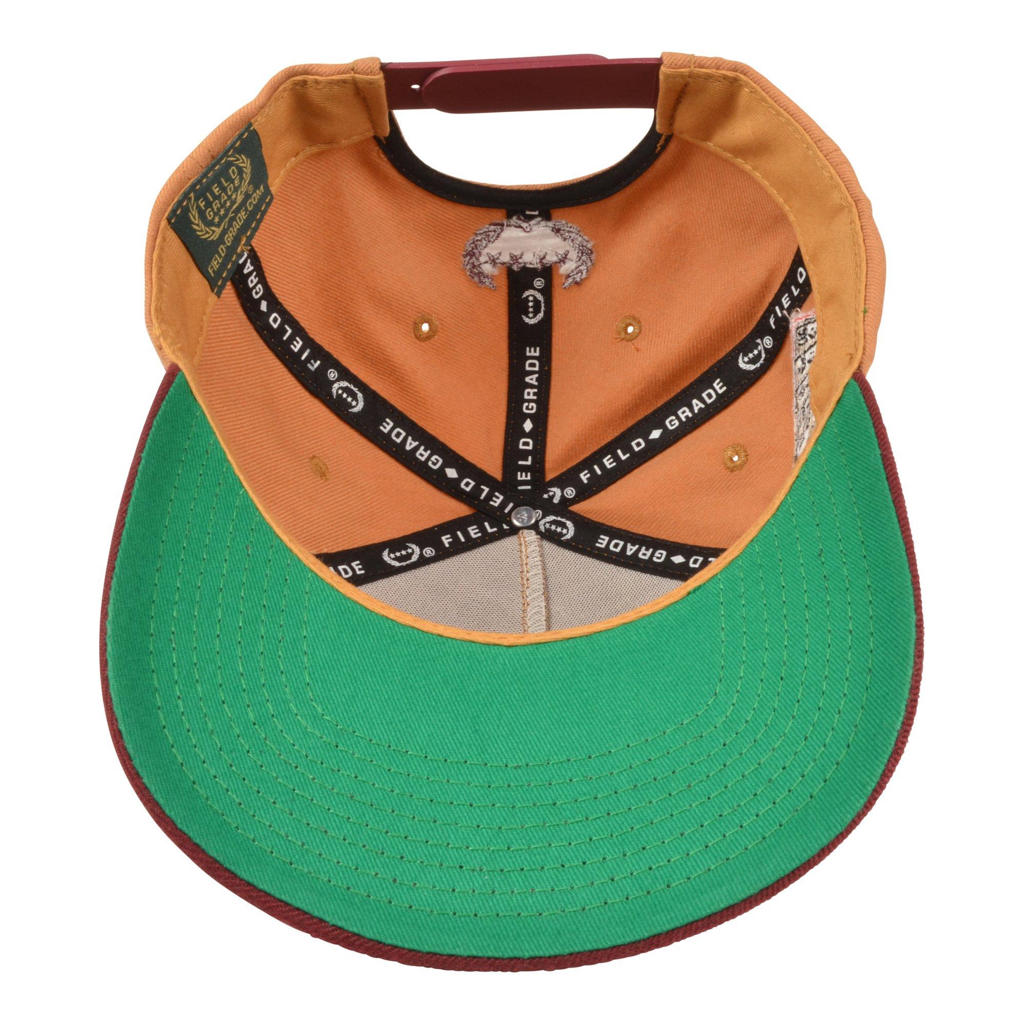 Field Grade Casino Snapback Hat-Wheat - WHEAT Thumbnail View 5