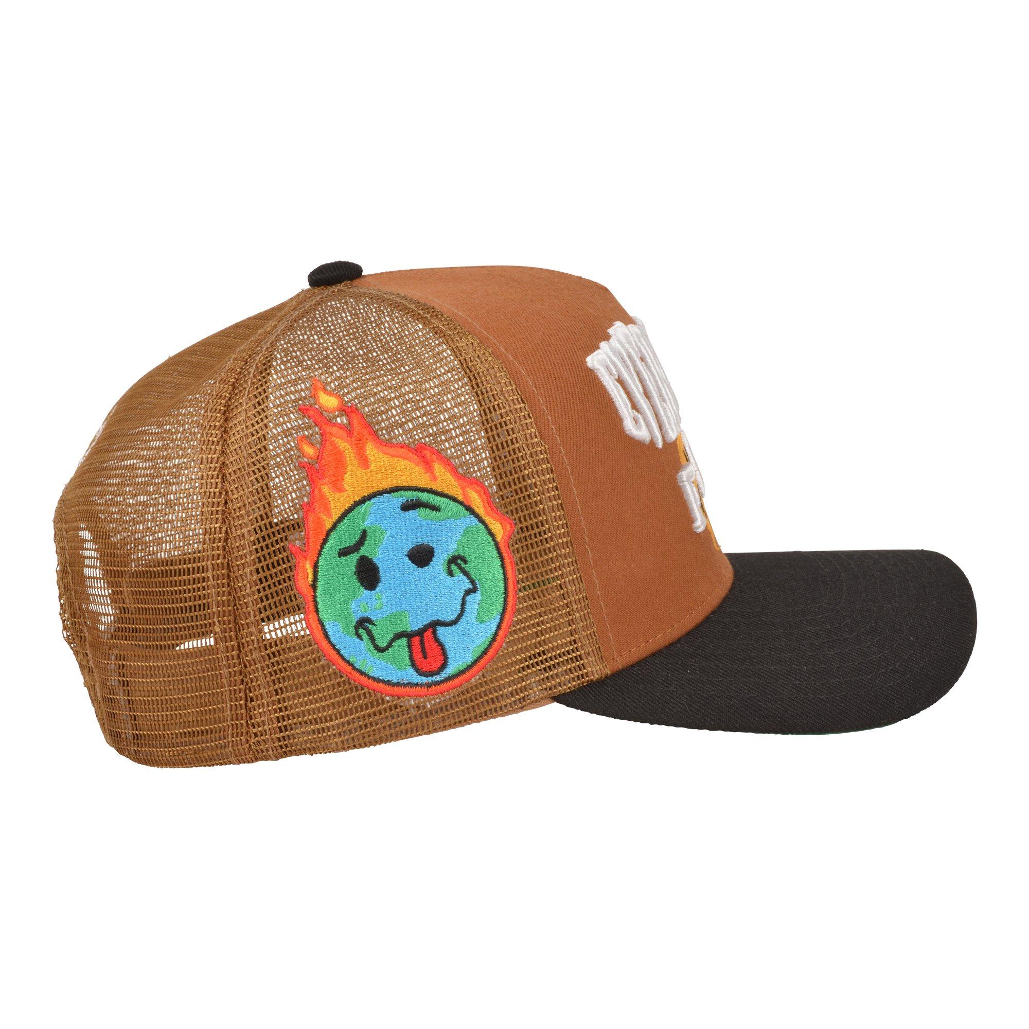 Field Grade Everything's F'd Snapback Hat-Brown - BROWN Thumbnail View 4