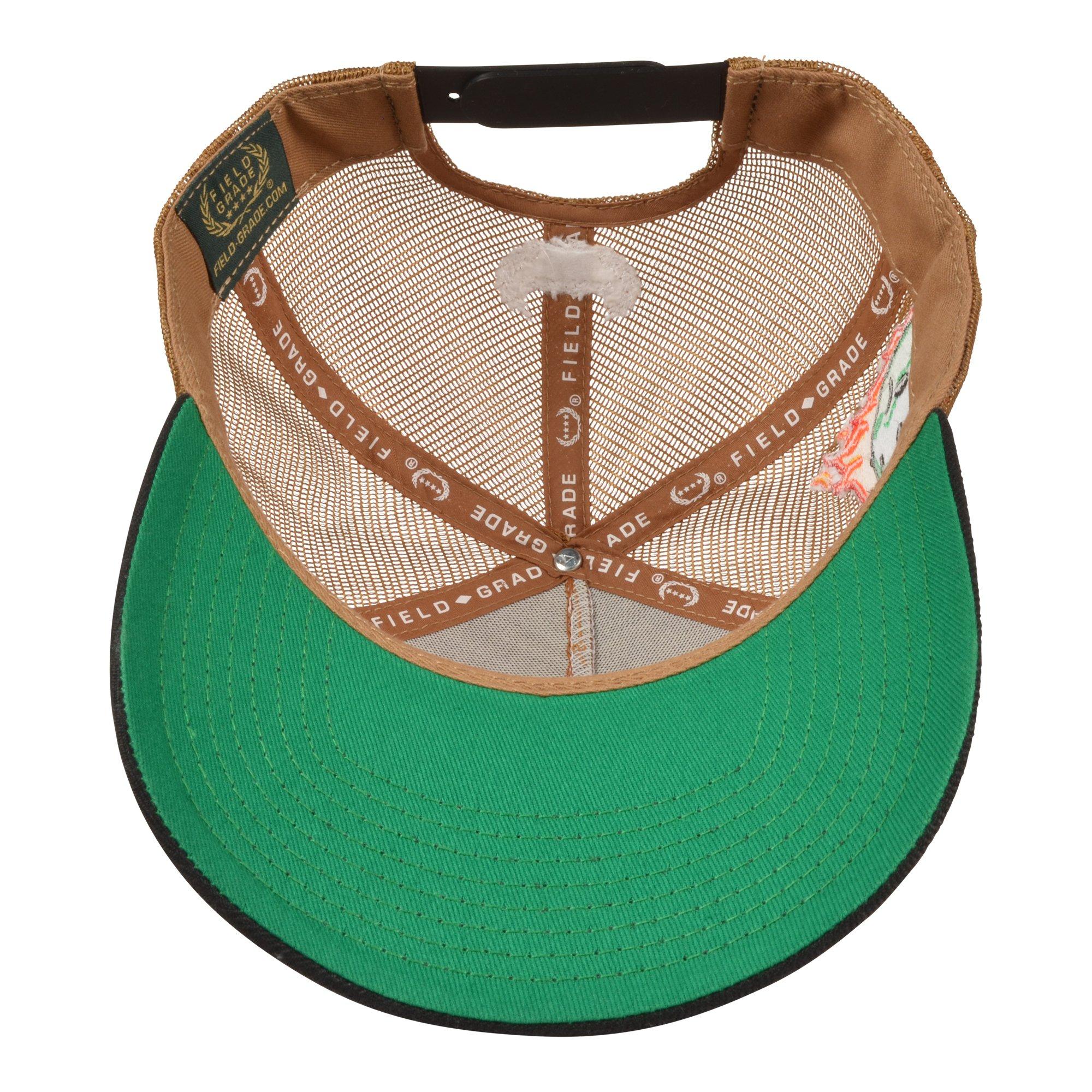 Field Grade Everything's F'd Snapback Hat-Brown - BROWN Thumbnail View 5
