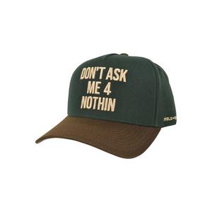 Field Grade Don't Ask 4 Nothin' Snapback Hat-Green