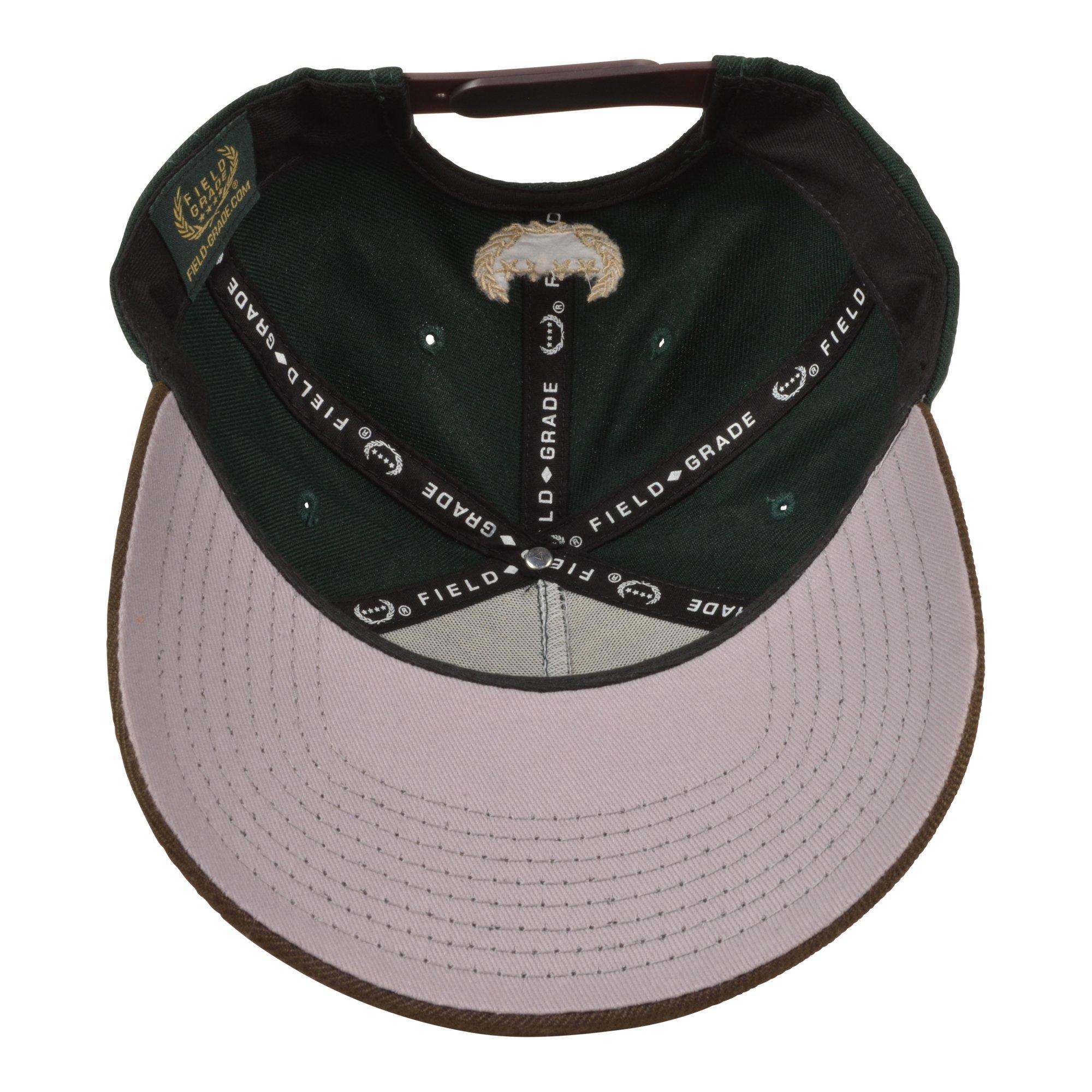 Field Grade Don't Ask 4 Nothin' Snapback Hat-Green - GREEN Thumbnail View 4