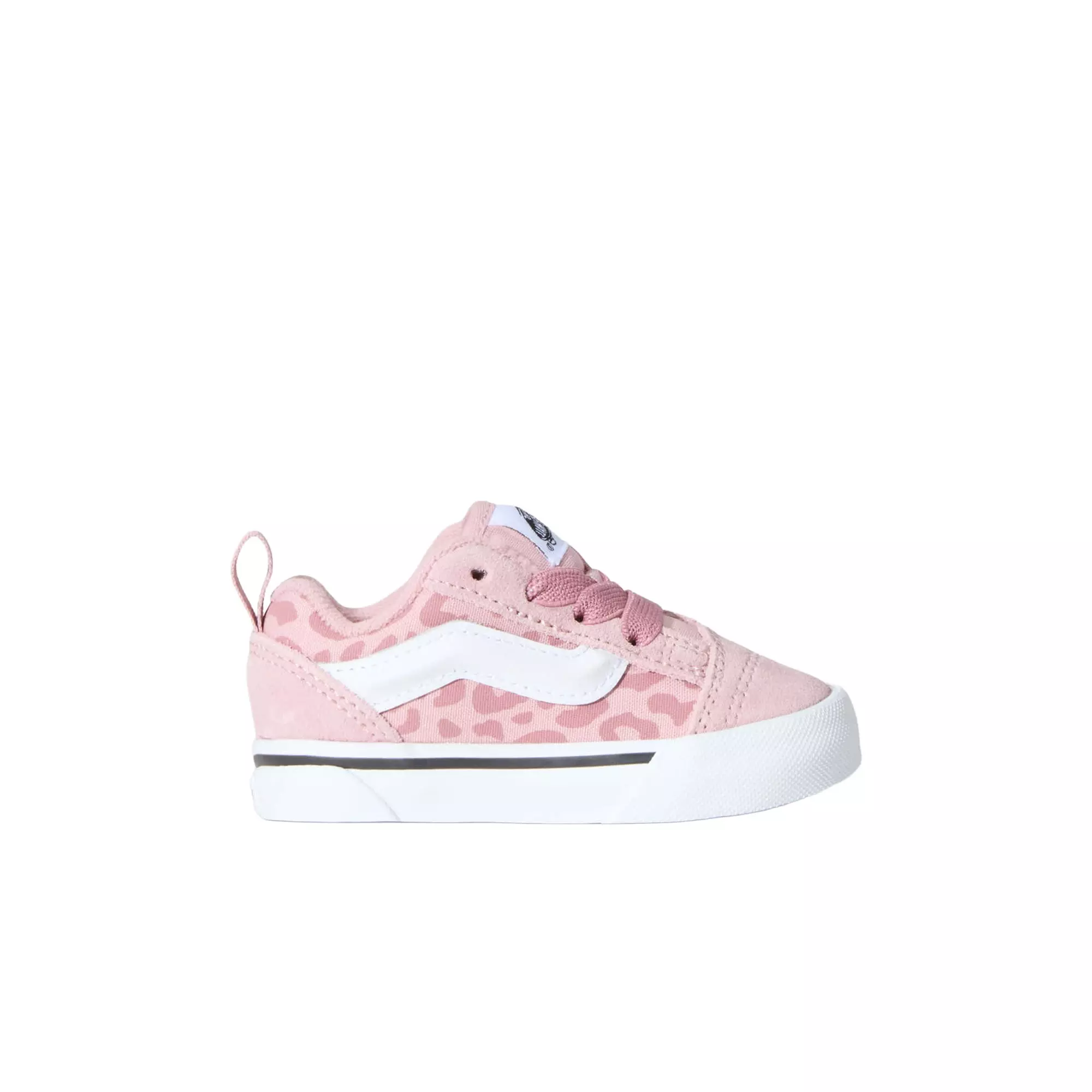 Vans Knu Skool Leopard "Misty Mauve" Toddler Girls' Shoe - PINK