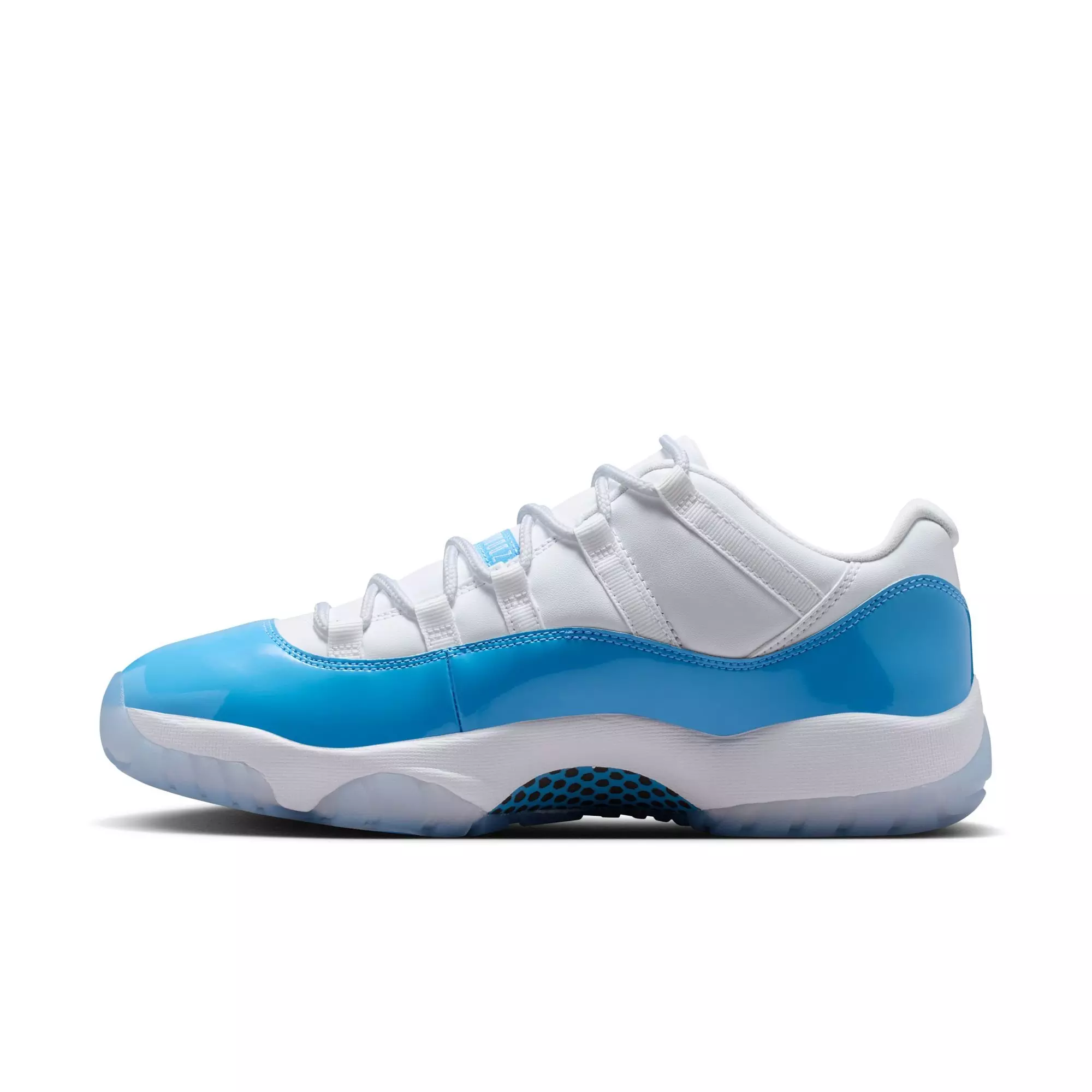Jordan 11 Retro Low "White and University Blue" Men's Shoe - WHITE/UNIVERSITY BLUE/BLACK