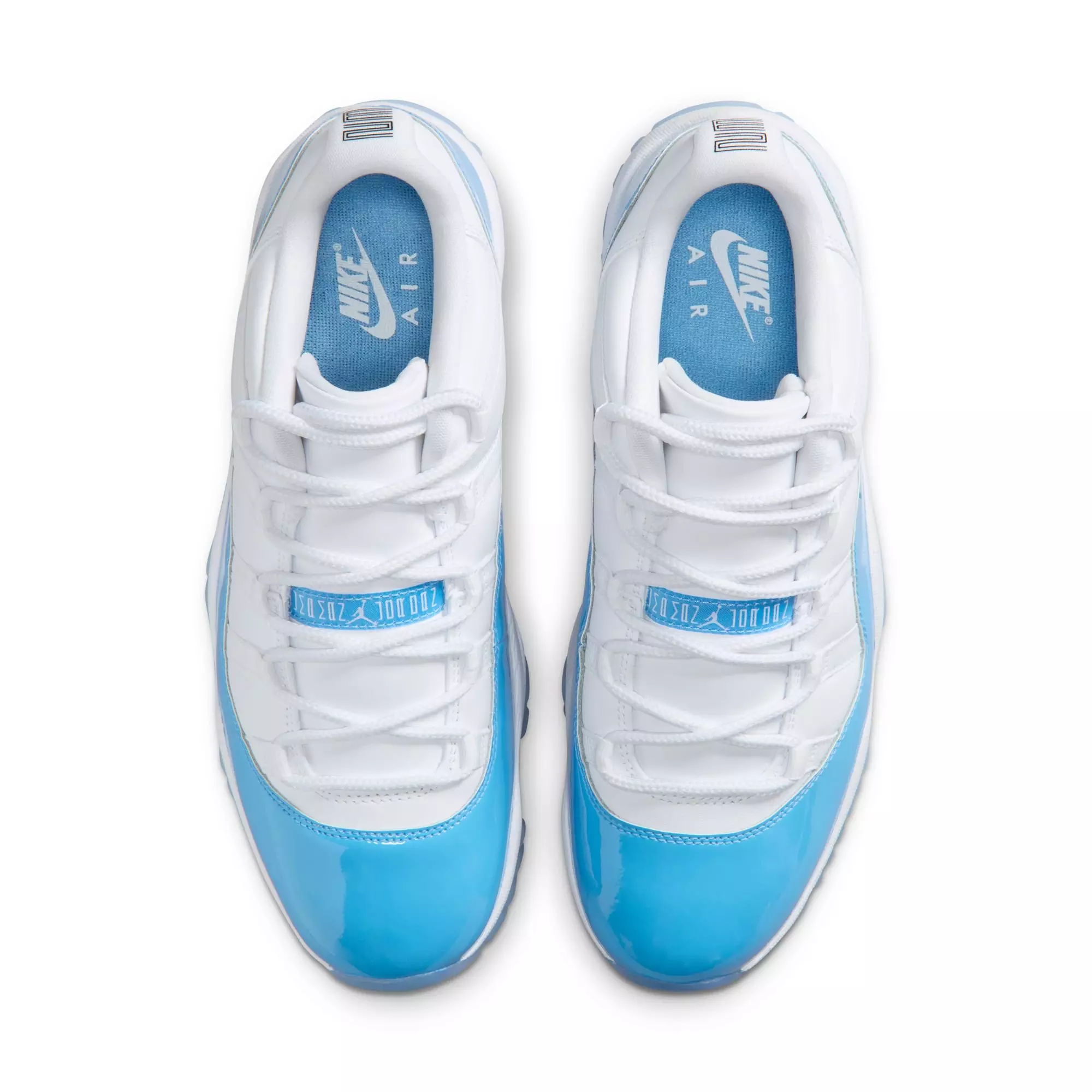 Jordan 11 Retro Low "White and University Blue" Men's Shoe - WHITE/UNIVERSITY BLUE/BLACK
