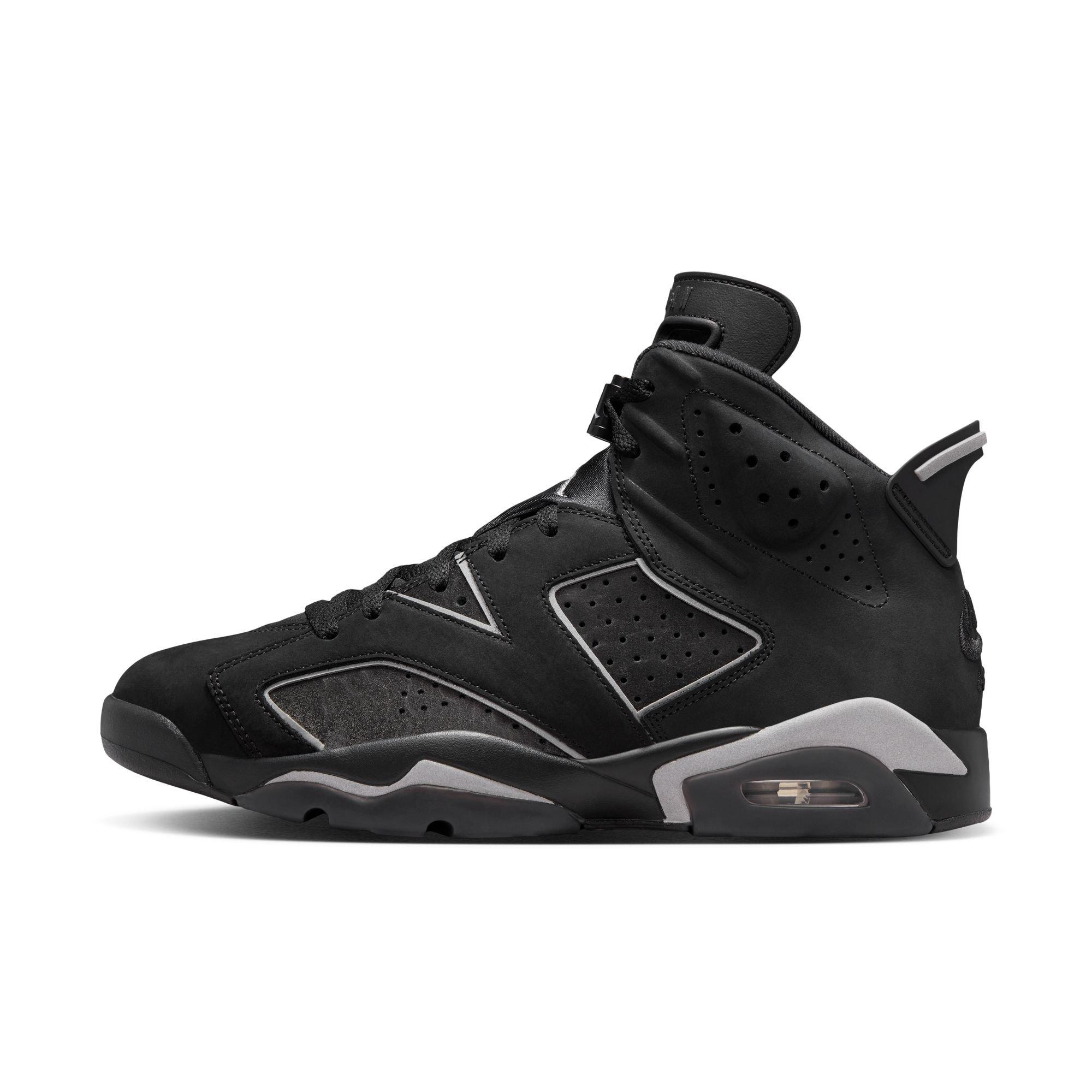Jordan 6 Retro &ldquo;Cap and Gown&rdquo; Men's Shoe - BLACK/REFLECT SILVER Thumbnail View 8