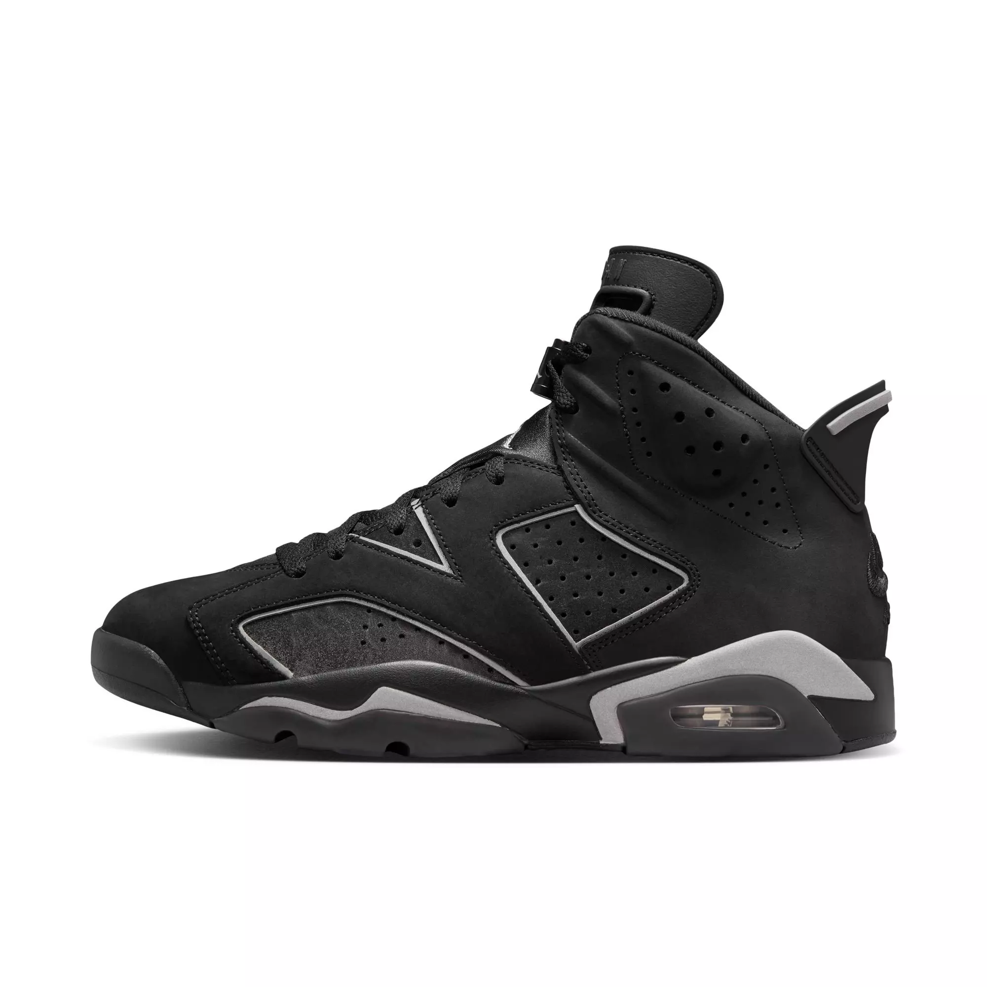 Jordan 6 Retro &ldquo;Cap and Gown&rdquo; Men's Shoe - BLACK/REFLECT SILVER