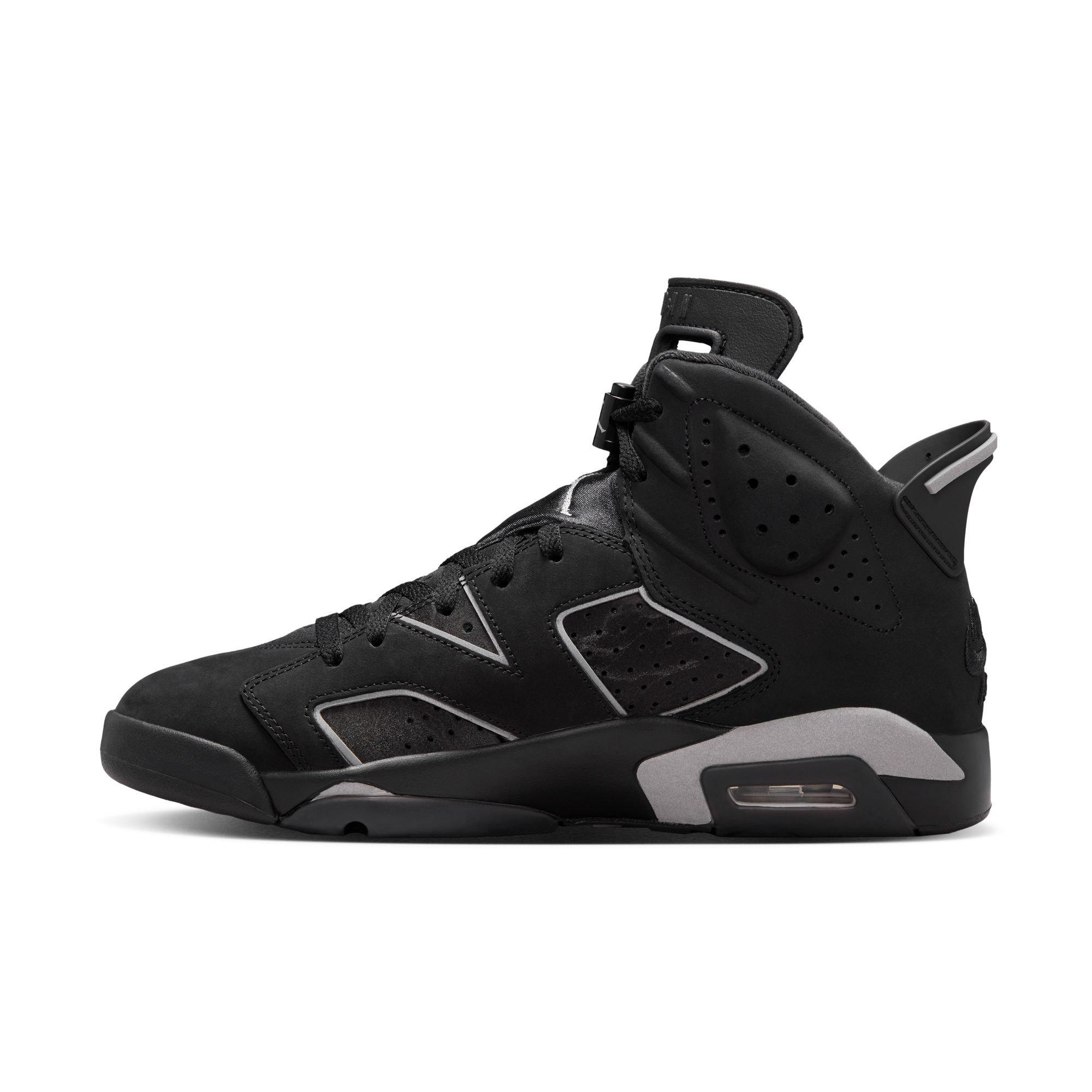 Jordan 6 Retro &ldquo;Cap and Gown&rdquo; Men's Shoe - BLACK/REFLECT SILVER Thumbnail View 9