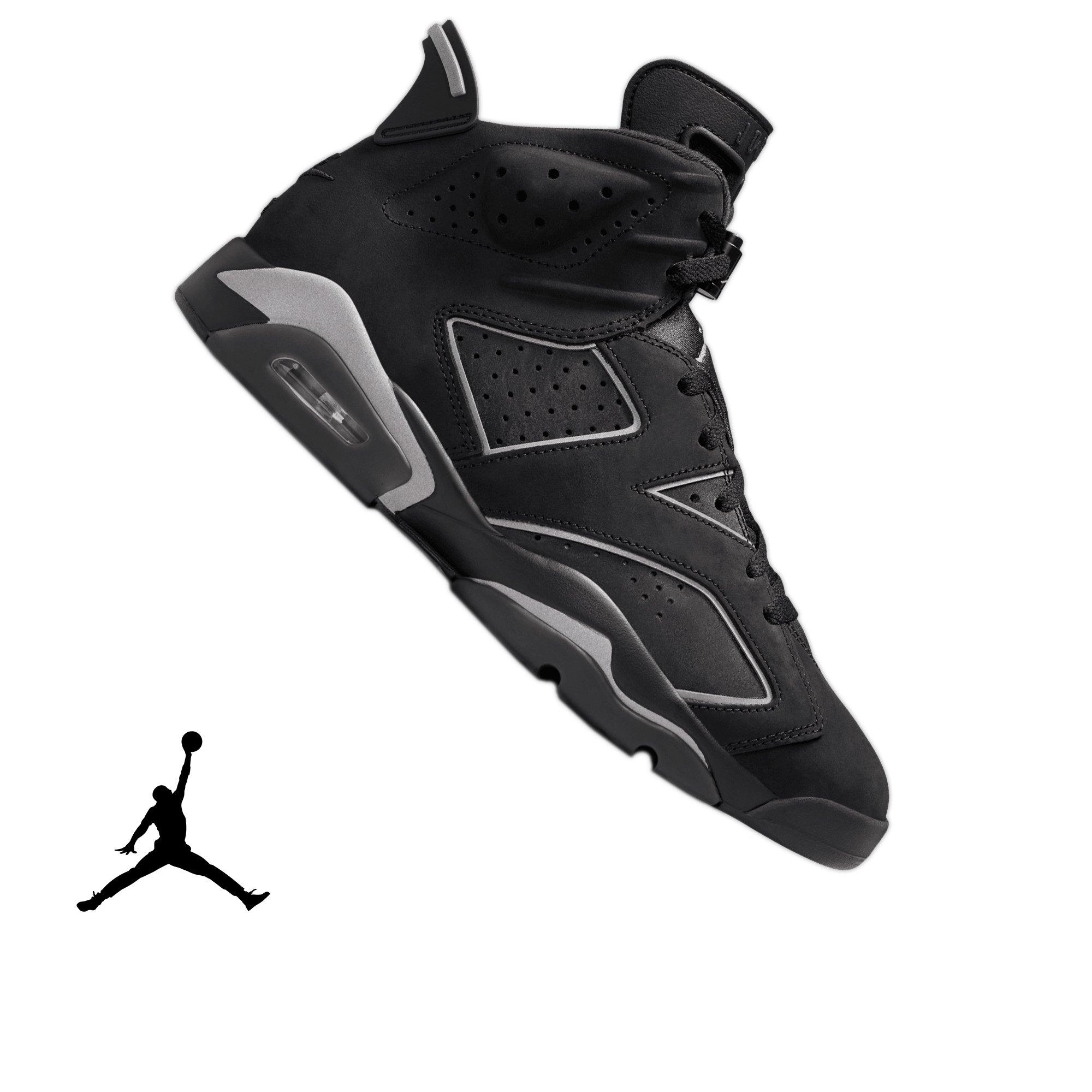 Jordan 6 Retro &ldquo;Cap and Gown&rdquo; Men's Shoe - BLACK/REFLECT SILVER Thumbnail View 1