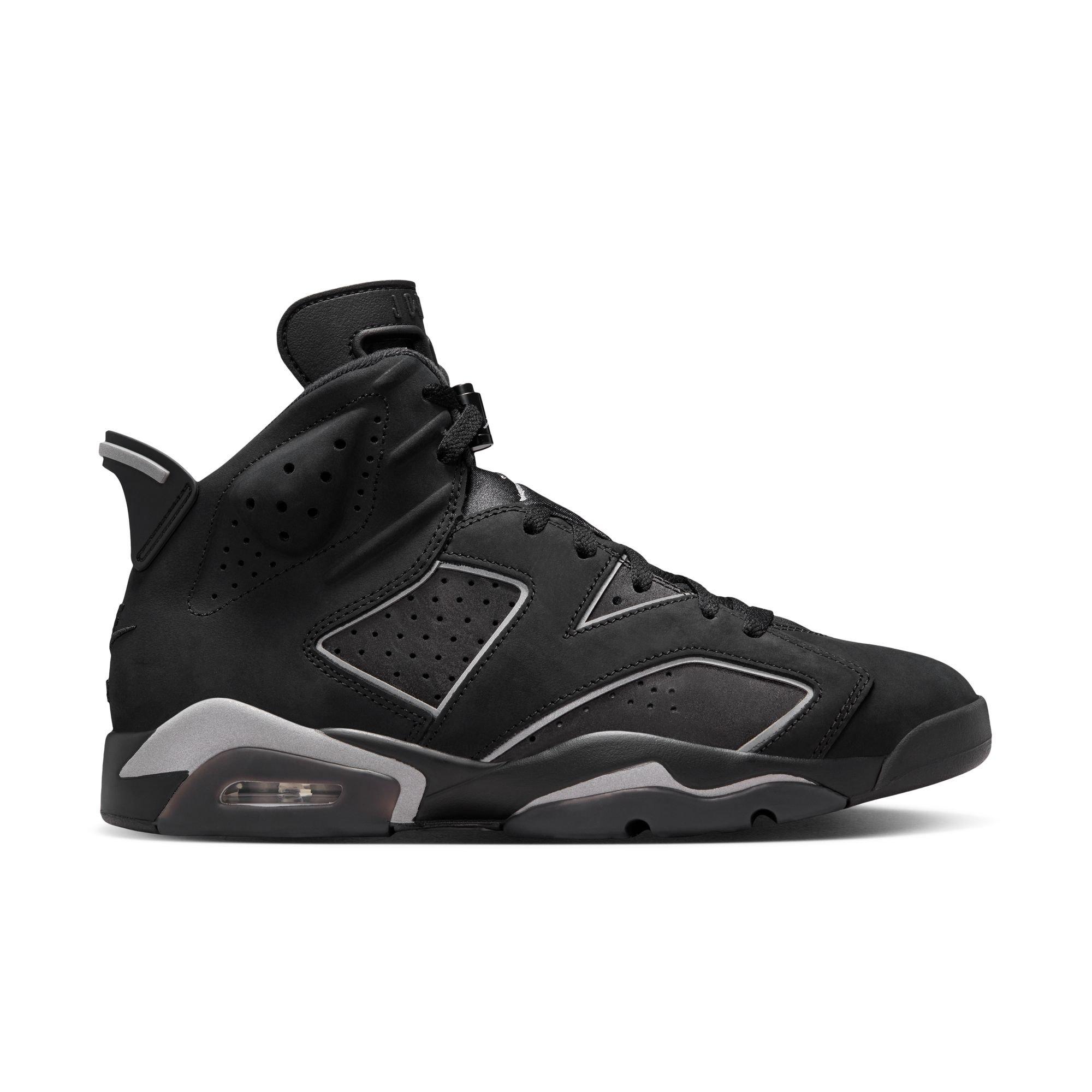 Jordan 6 Retro &ldquo;Cap and Gown&rdquo; Men's Shoe - BLACK/REFLECT SILVER Thumbnail View 2