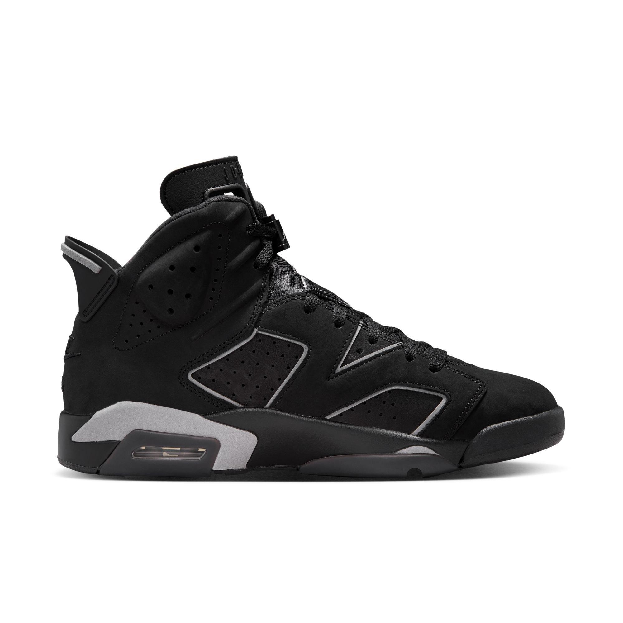 Jordan 6 Retro &ldquo;Cap and Gown&rdquo; Men's Shoe - BLACK/REFLECT SILVER Thumbnail View 3