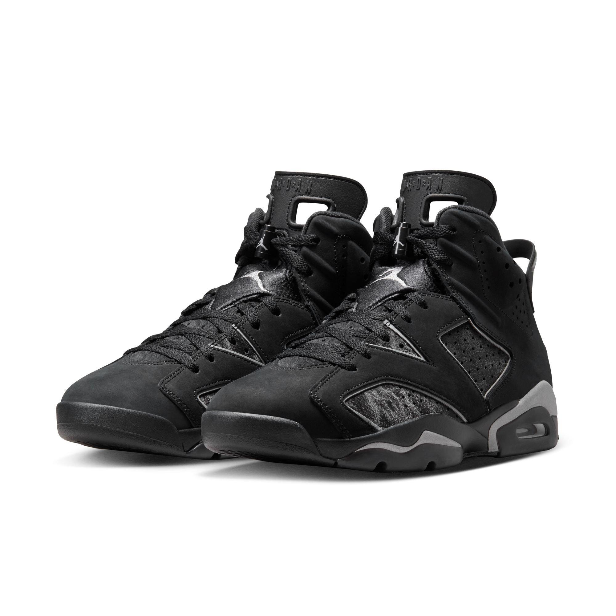 Jordan 6 Retro &ldquo;Cap and Gown&rdquo; Men's Shoe - BLACK/REFLECT SILVER Thumbnail View 4