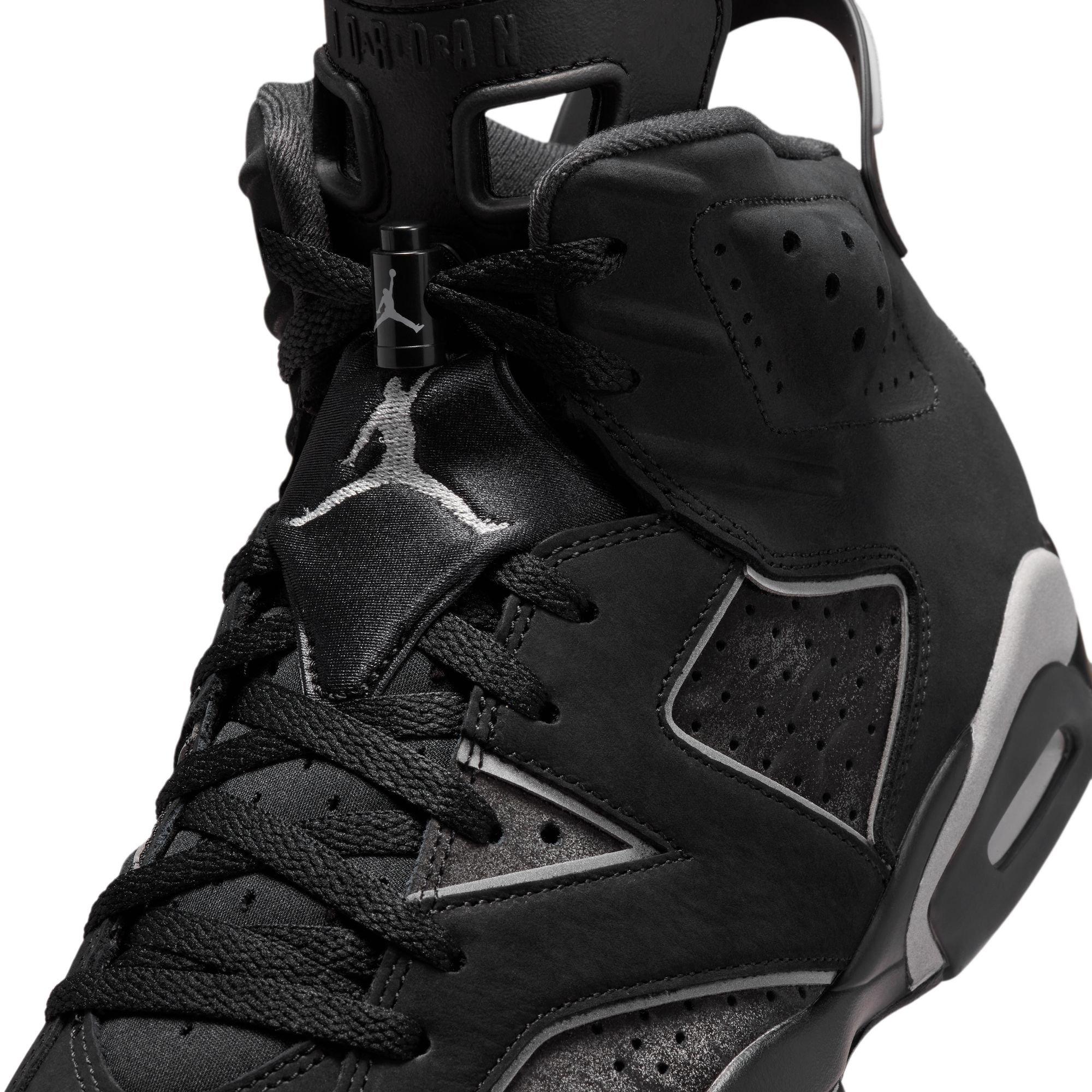 Jordan 6 Retro &ldquo;Cap and Gown&rdquo; Men's Shoe - BLACK/REFLECT SILVER Thumbnail View 5