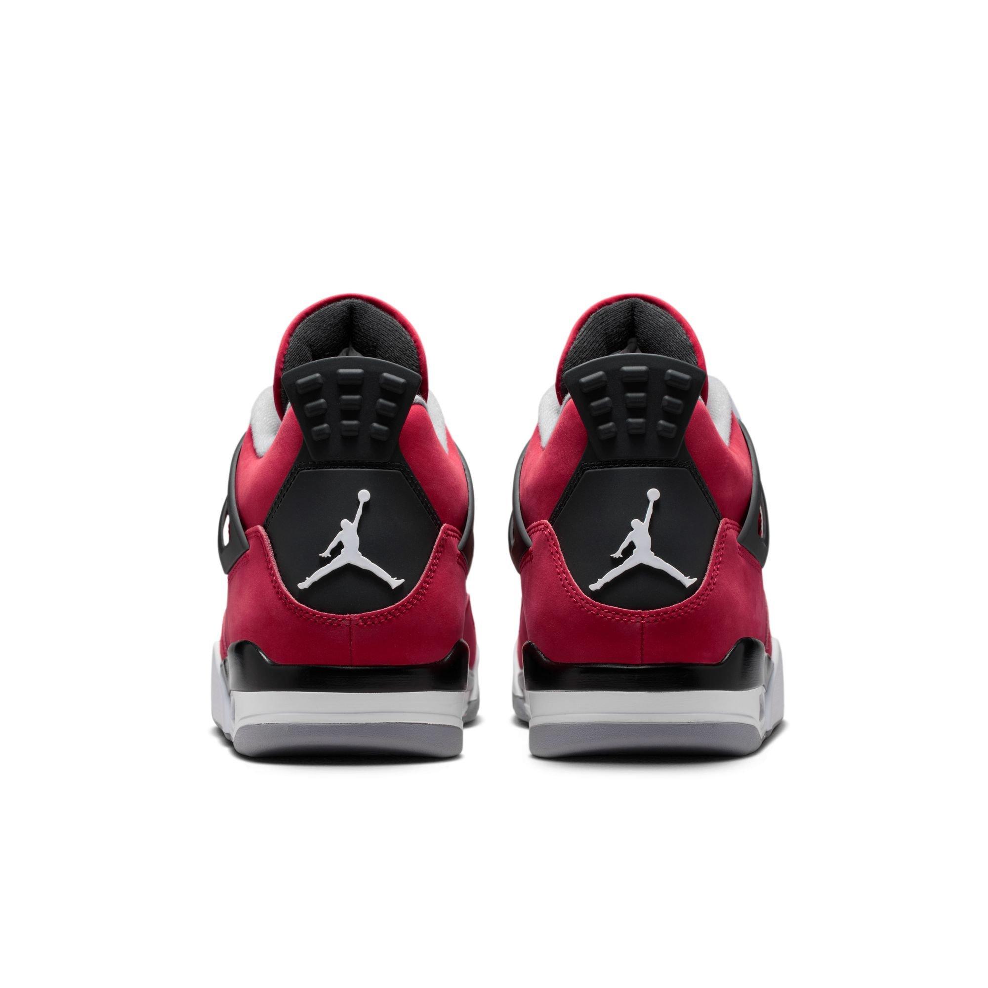 Jordan 4 Retro "Toro Bravo" Men's Shoe - FIRE RED/WHITE/BLACK/CEMENT GREY Thumbnail View 10