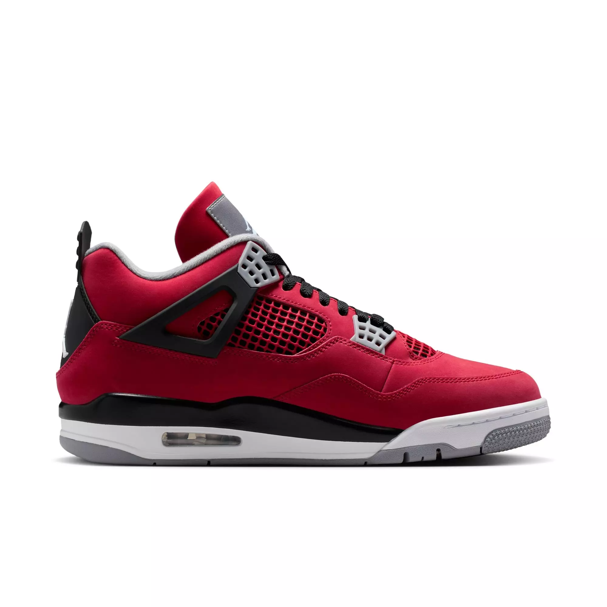 Jordan 4 Retro "Toro Bravo" Men's Shoe - FIRE RED/WHITE/BLACK/CEMENT GREY