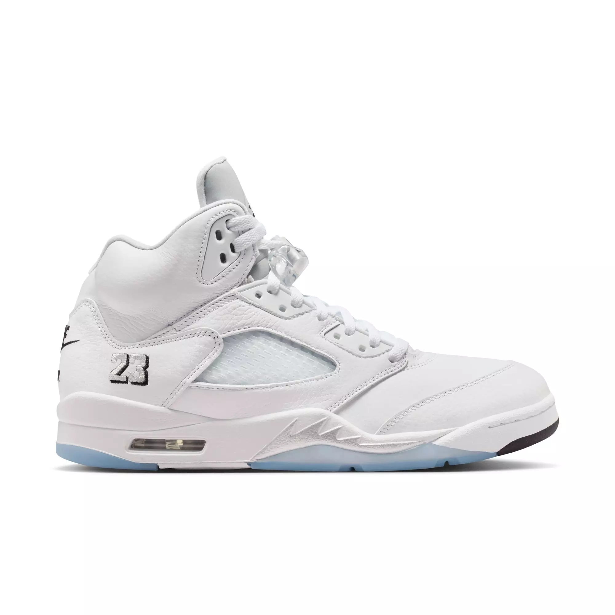 Jordan 5 Retro &ldquo;White Metallic&rdquo; Men's Shoe - WHITE/BLACK/METALLIC SILVER