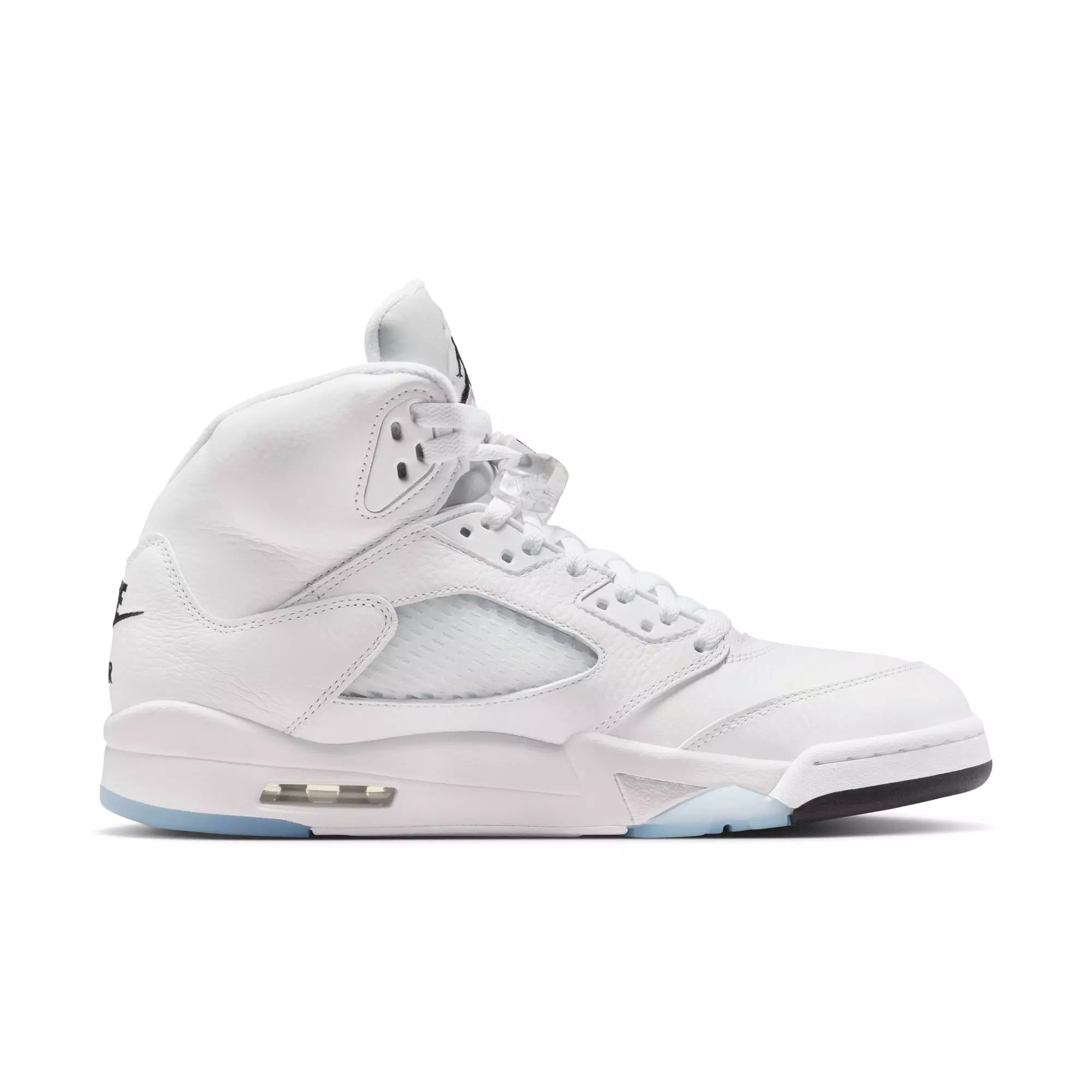 Jordan 5 Retro &ldquo;White Metallic&rdquo; Men's Shoe - WHITE/BLACK/METALLIC SILVER
