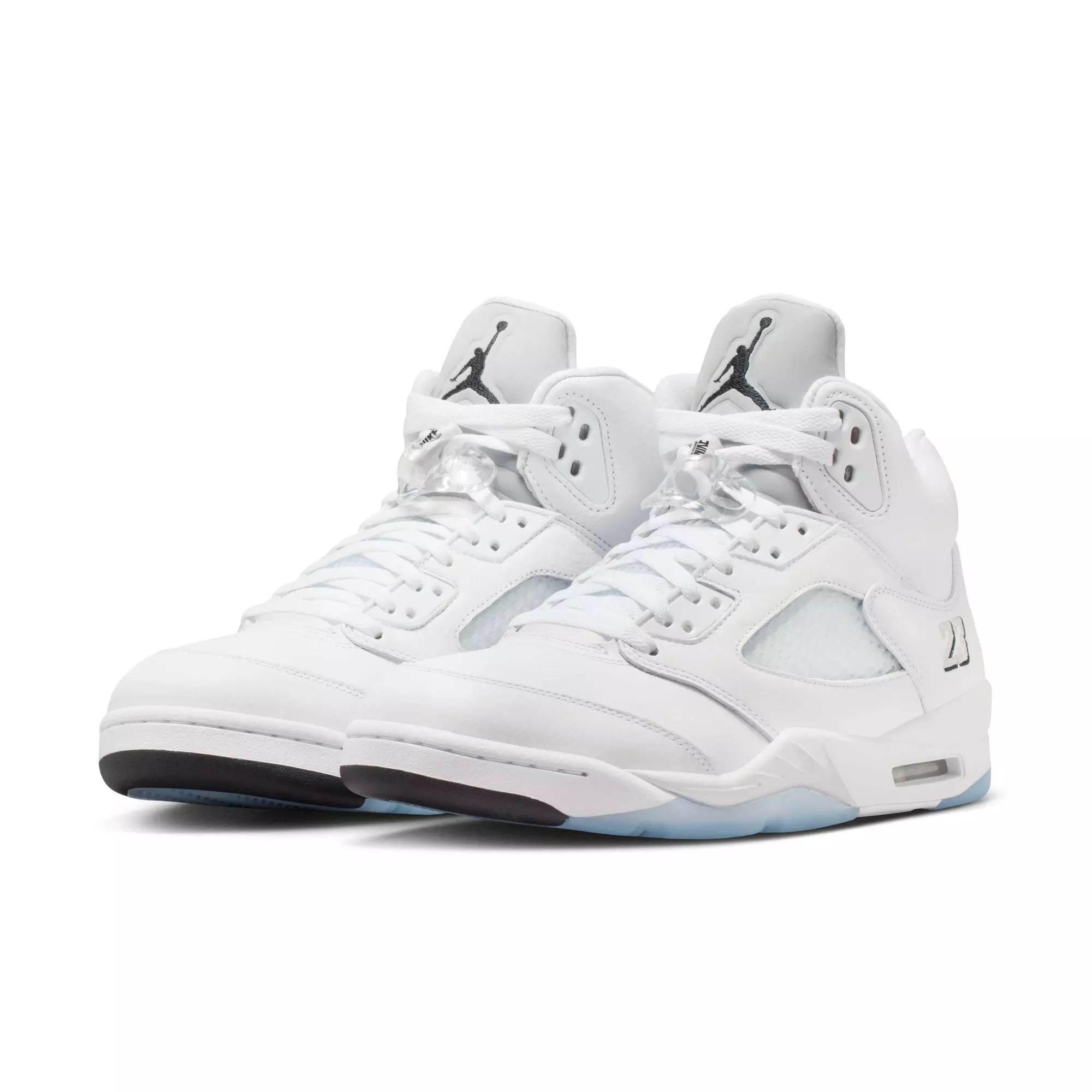 Jordan 5 Retro &ldquo;White Metallic&rdquo; Men's Shoe - WHITE/BLACK/METALLIC SILVER