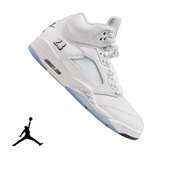 Jordan 5 Retro &ldquo;White Metallic&rdquo; Men's Shoe
