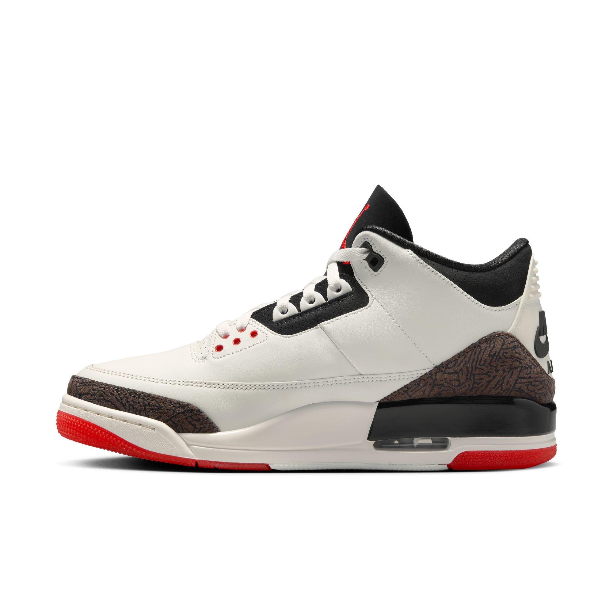 Jordan 3 Retro "World's Best" Men's Shoe - SAIL/BLACK/UNIVERSITY RED/PALE IVORY Thumbnail View 9