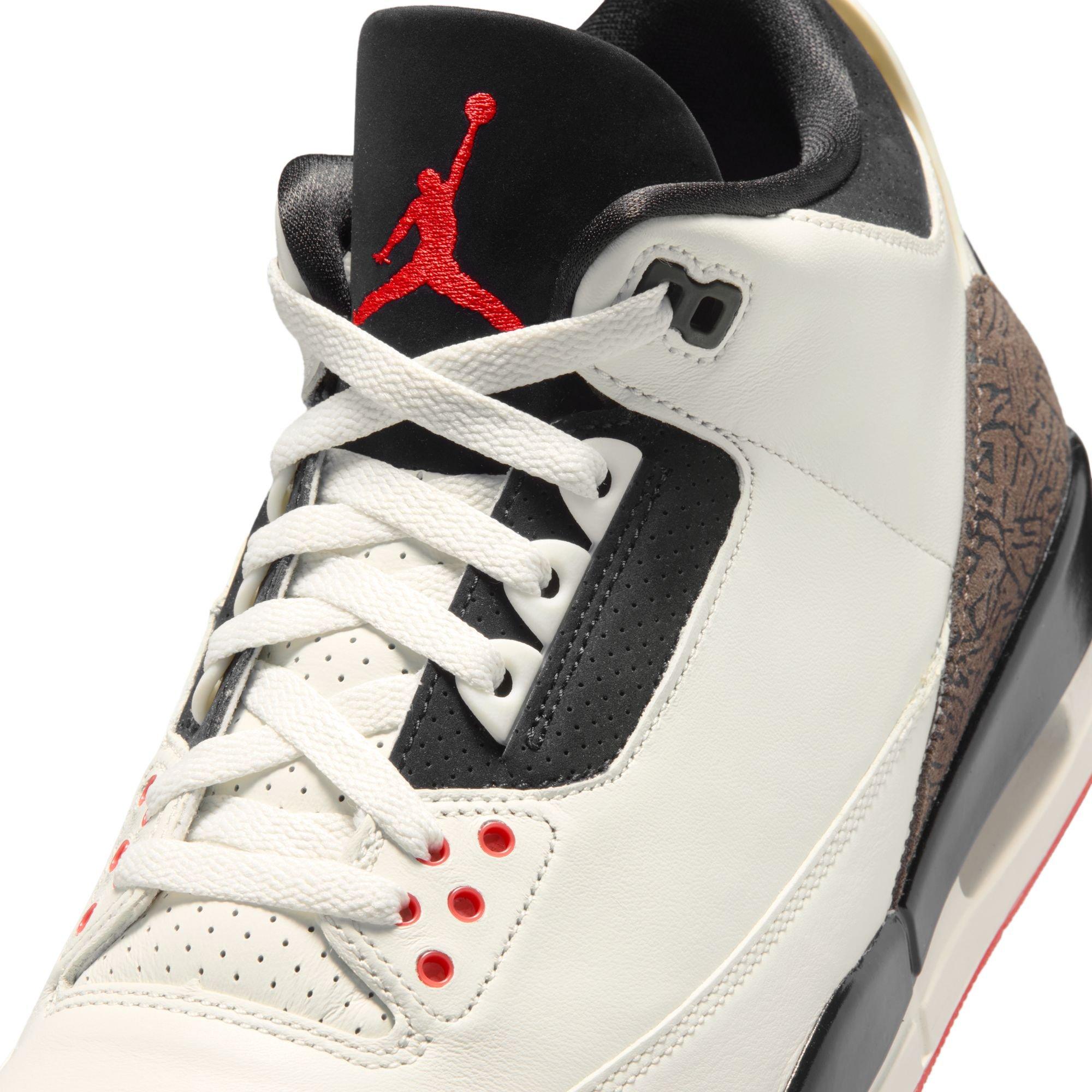 Jordan 3 Retro "World's Best Dad" Men's Shoe - SAIL/BLACK/UNIVERSITY RED/PALE IVORY Thumbnail View 5
