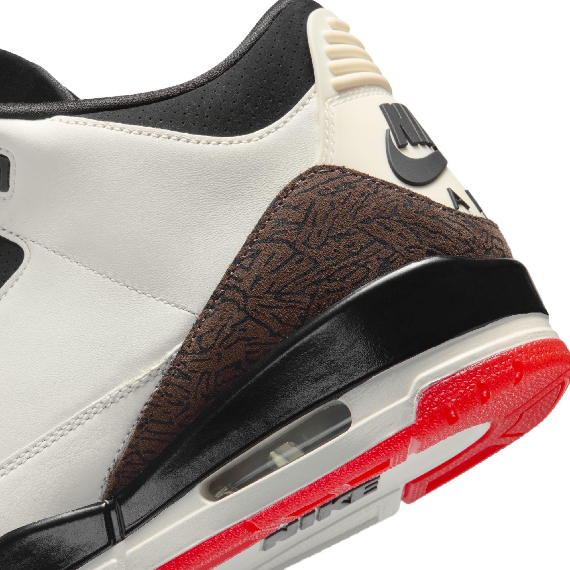 Jordan 3 Retro "World's Best" Men's Shoe - SAIL/BLACK/UNIVERSITY RED/PALE IVORY Thumbnail View 6