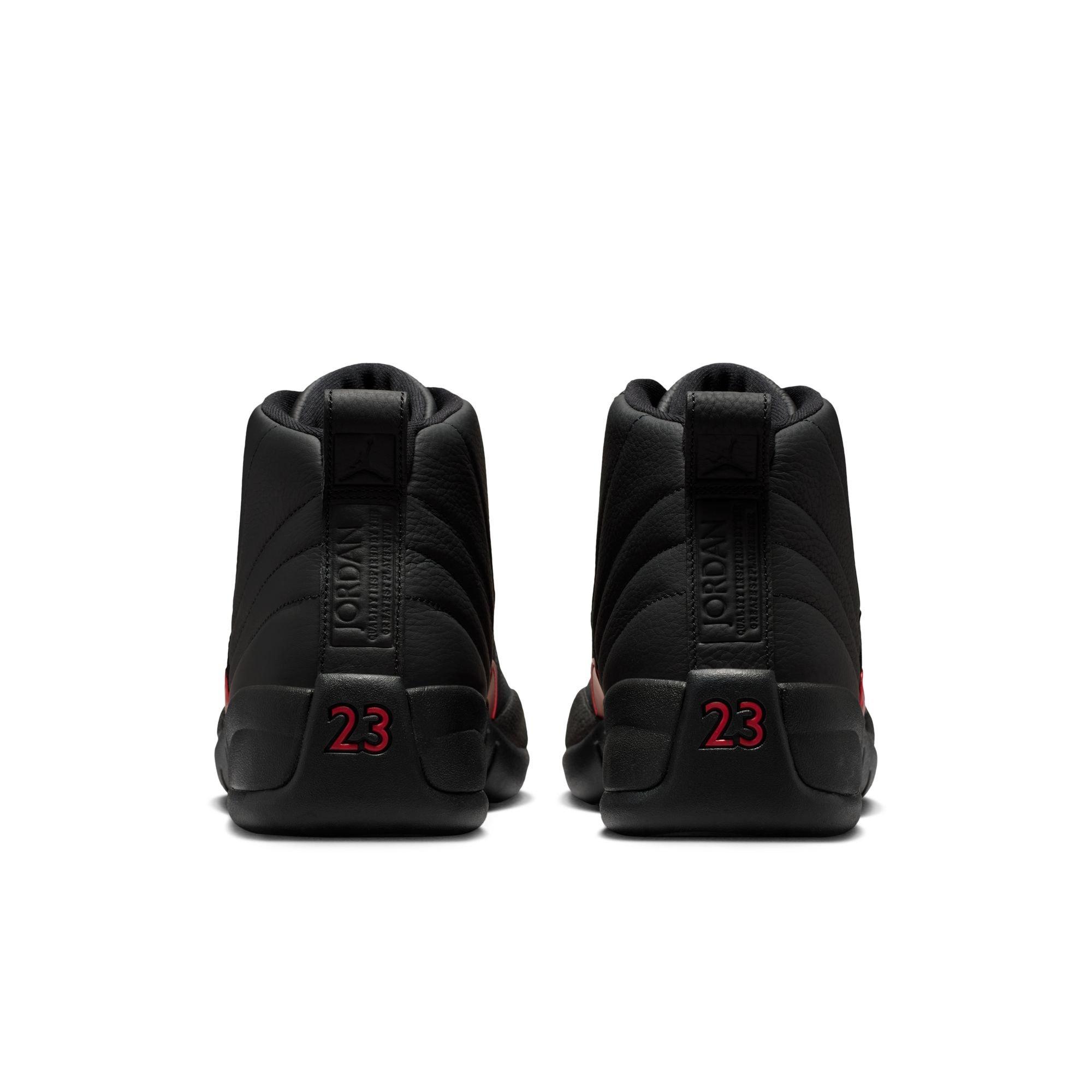 Jordan 12 Retro &ldquo;Bloodline&rdquo; Men's Shoe - BLACK/VARSITY RED Thumbnail View 9