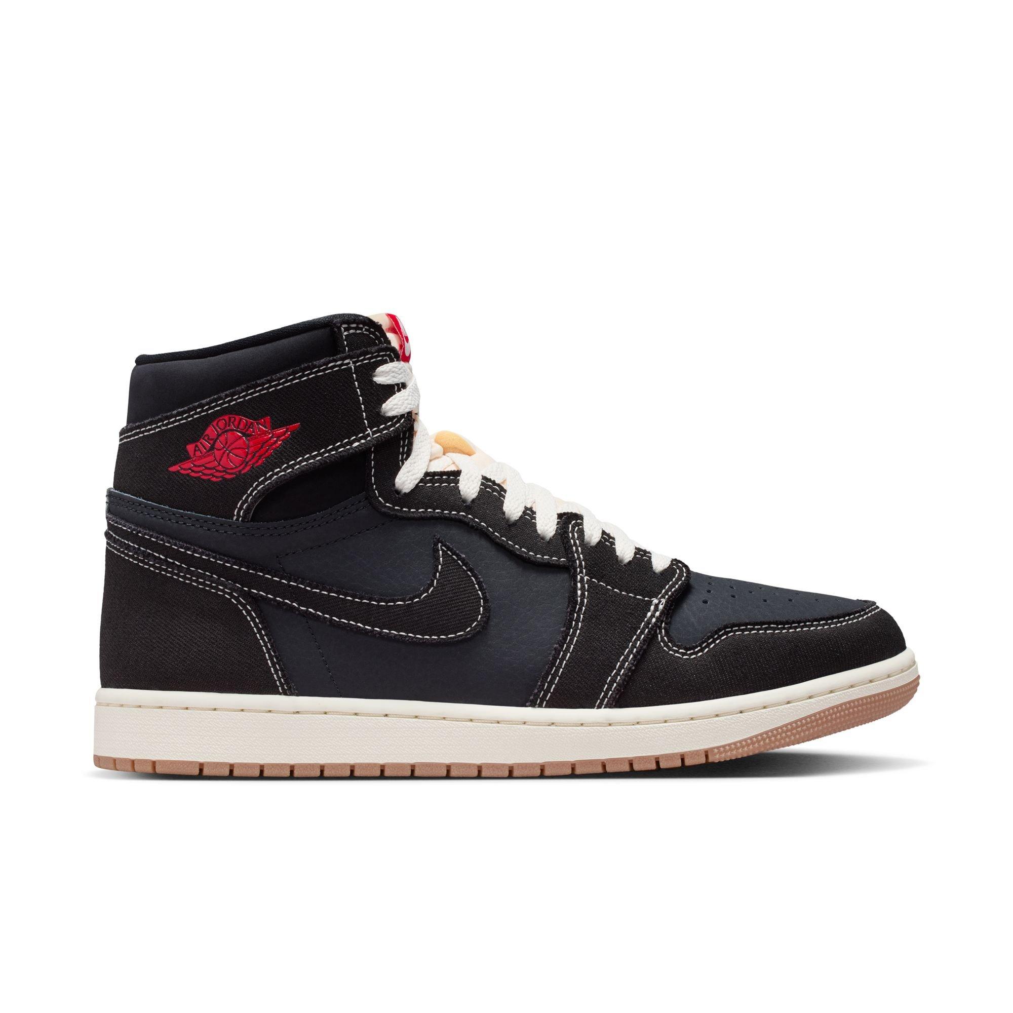 Jordan 1 Retro High OG "Flight Club" Men's Shoe - BLACK/RED Thumbnail View 2