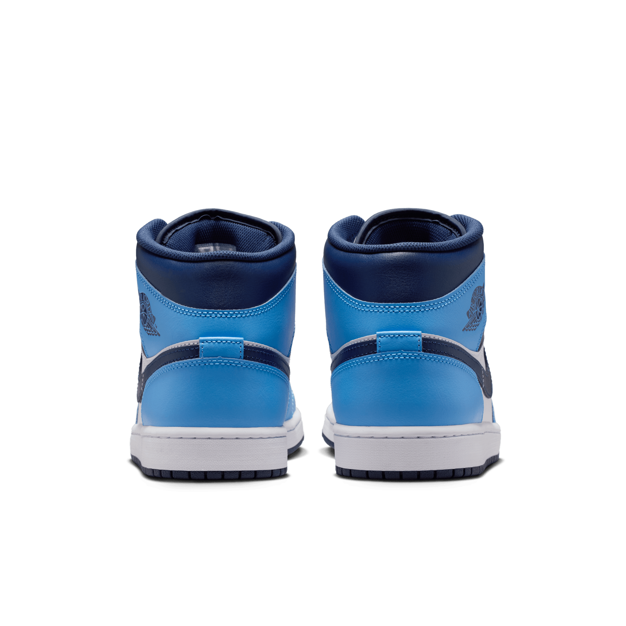 Jordan 1 Mid "University Blue/Midnight Navy/White" Men's Shoe - NAVY/BLUE Thumbnail View 7