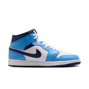 Jordan 1 Mid "University Blue/Midnight Navy/White" Men's Shoe