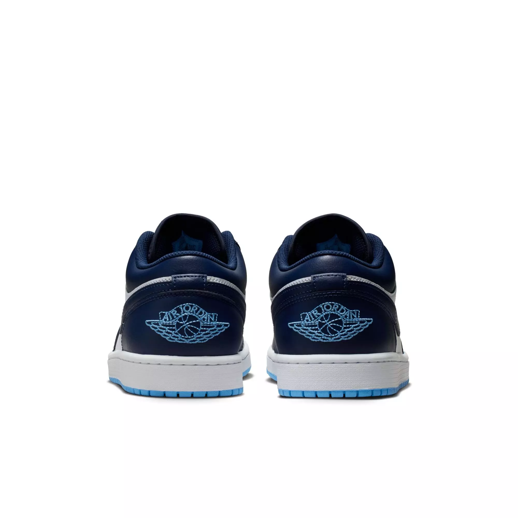 Jordan 1 Low "Midnght Navy/University Blue/White" Men's Shoe - NAVY/WHITE/LT BLUE