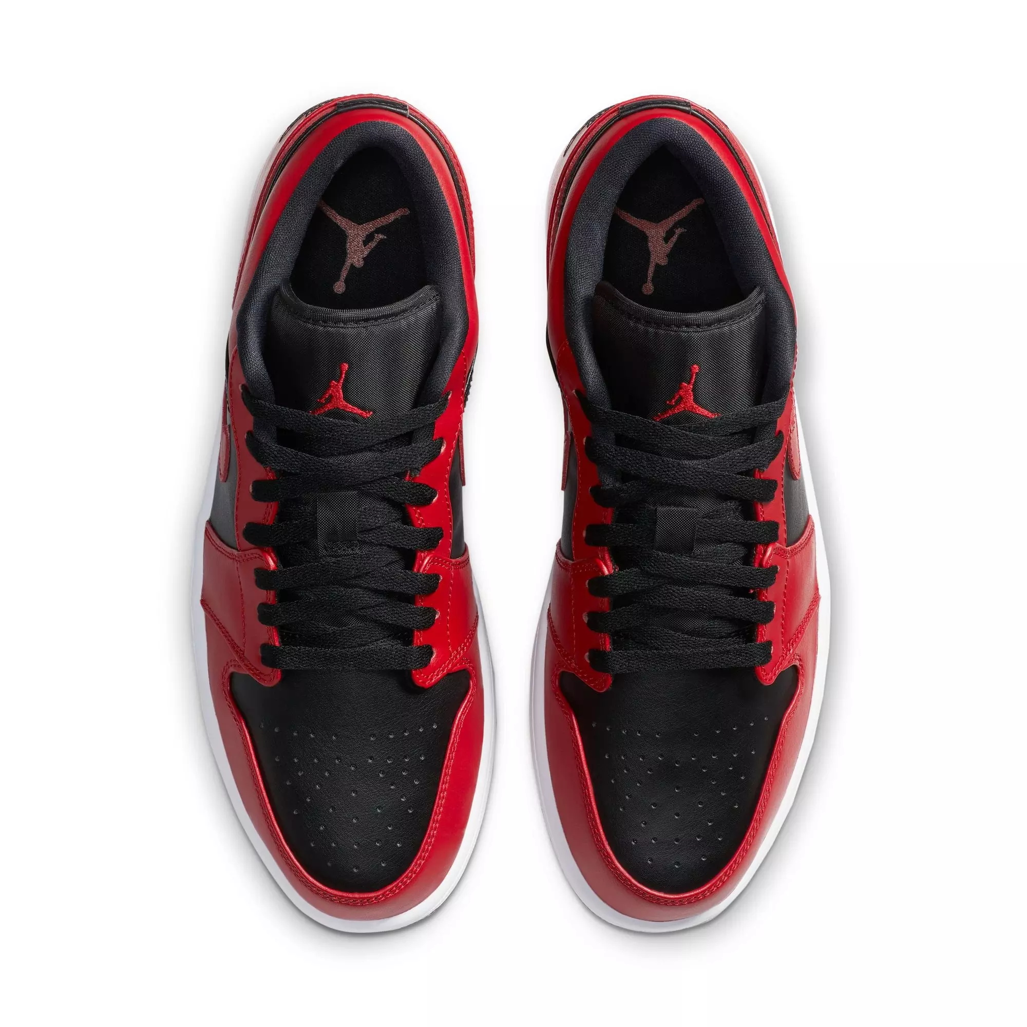 Jordan 1 Low "Gym Red/Black/White" Men's Shoe - RED/BLACK/WHITE