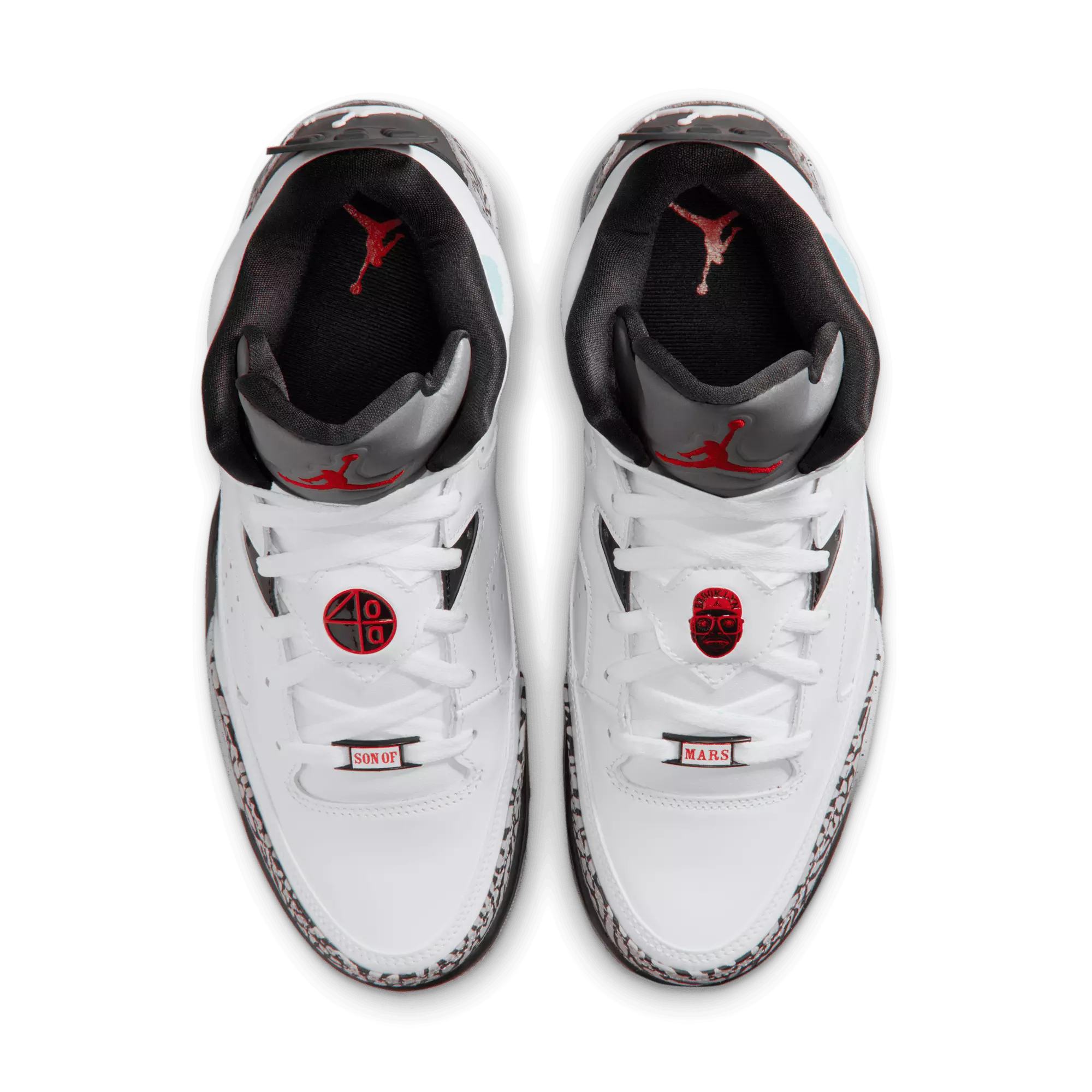 Jordan Son of Mars Low "White/Gym Red/Black/Cement Grey" Men's Shoe - WHITE/BLACK/GREY