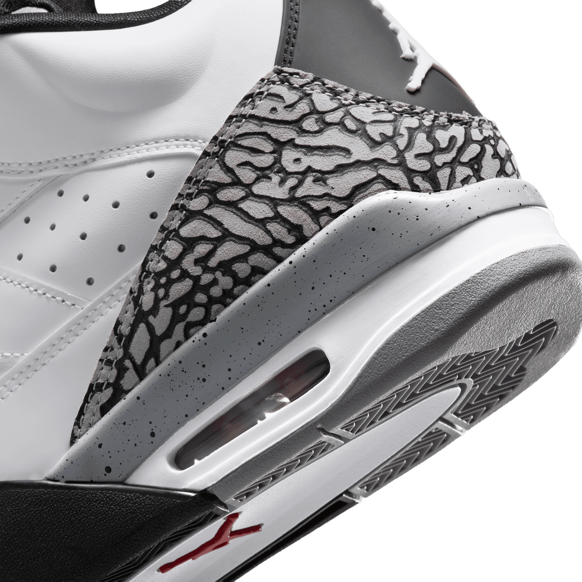Jordan Son of Mars Low "White/Gym Red/Black/Cement Grey" Men's Shoe - WHITE/BLACK/GREY Thumbnail View 10