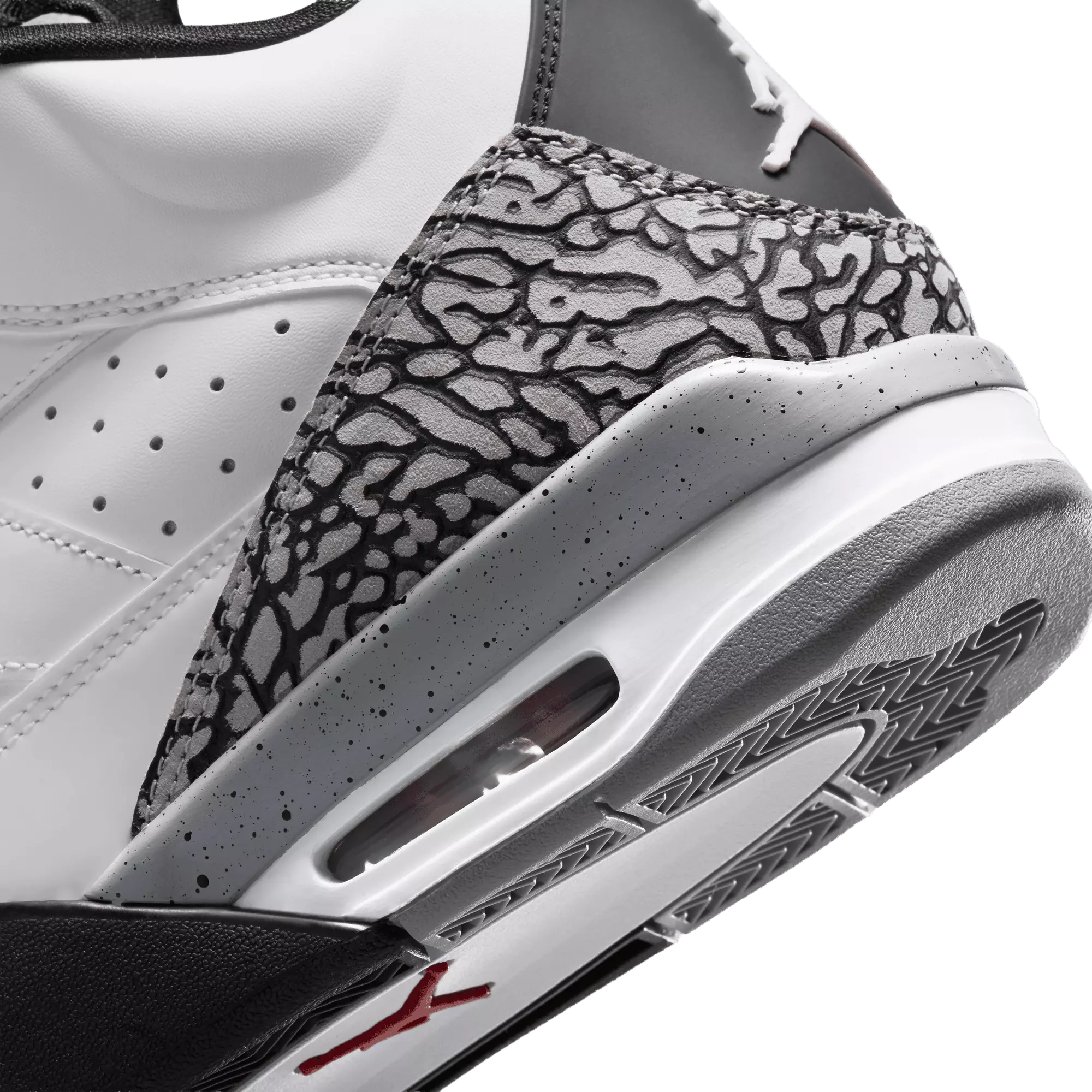 Jordan Son of Mars Low "White/Gym Red/Black/Cement Grey" Men's Shoe - WHITE/BLACK/GREY