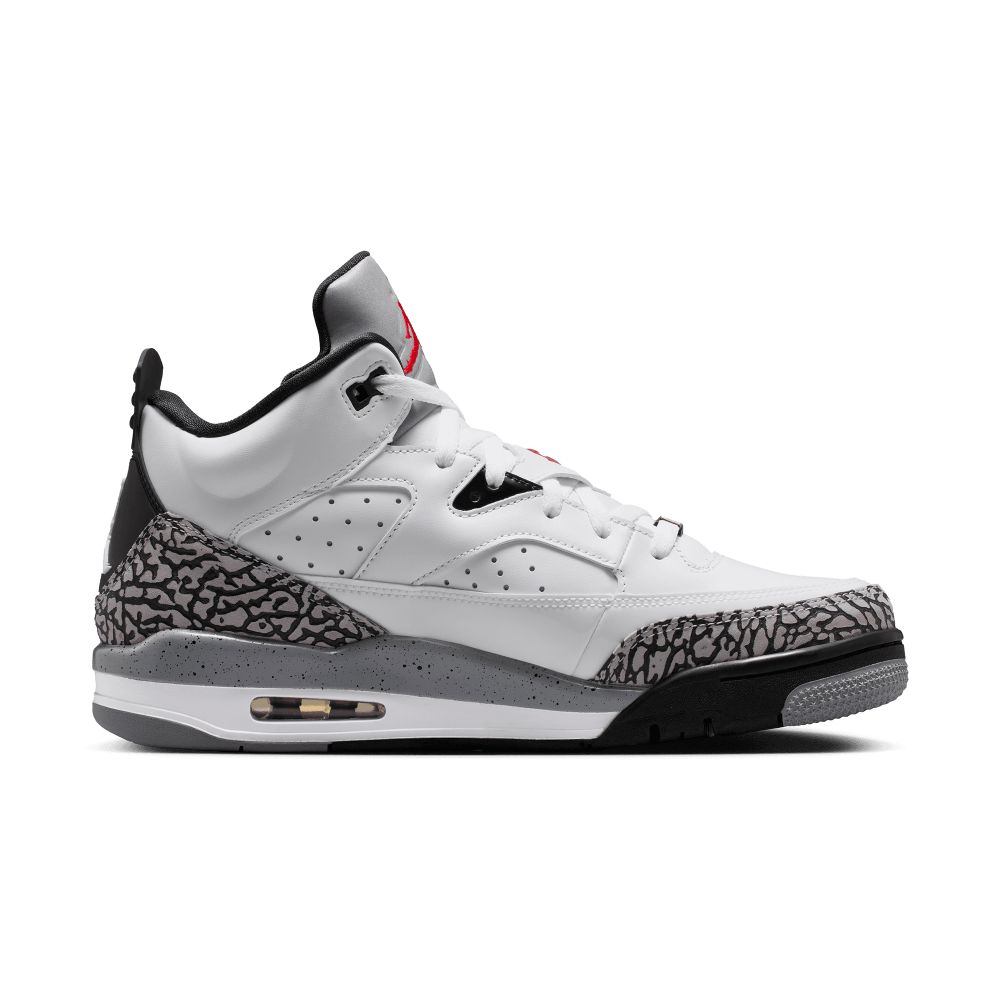 Jordan Son of Mars Low "White/Gym Red/Black/Cement Grey" Men's Shoe - WHITE/BLACK/GREY Thumbnail View 2