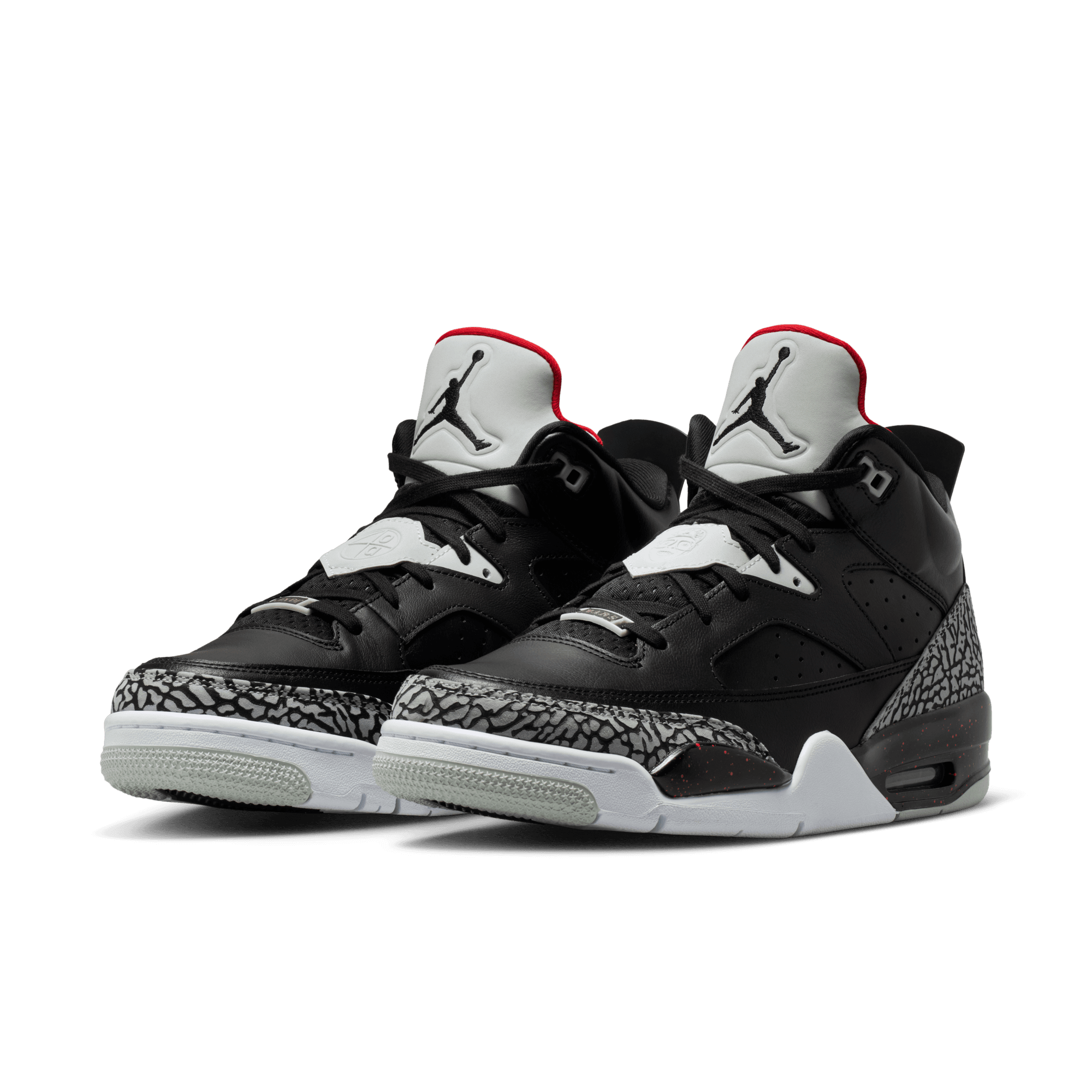 Jordan Spike Lee Son of Mars Low "Black/University Red/Grey Mist" Men's Shoe - BLACK/GREY/RED Thumbnail View 5