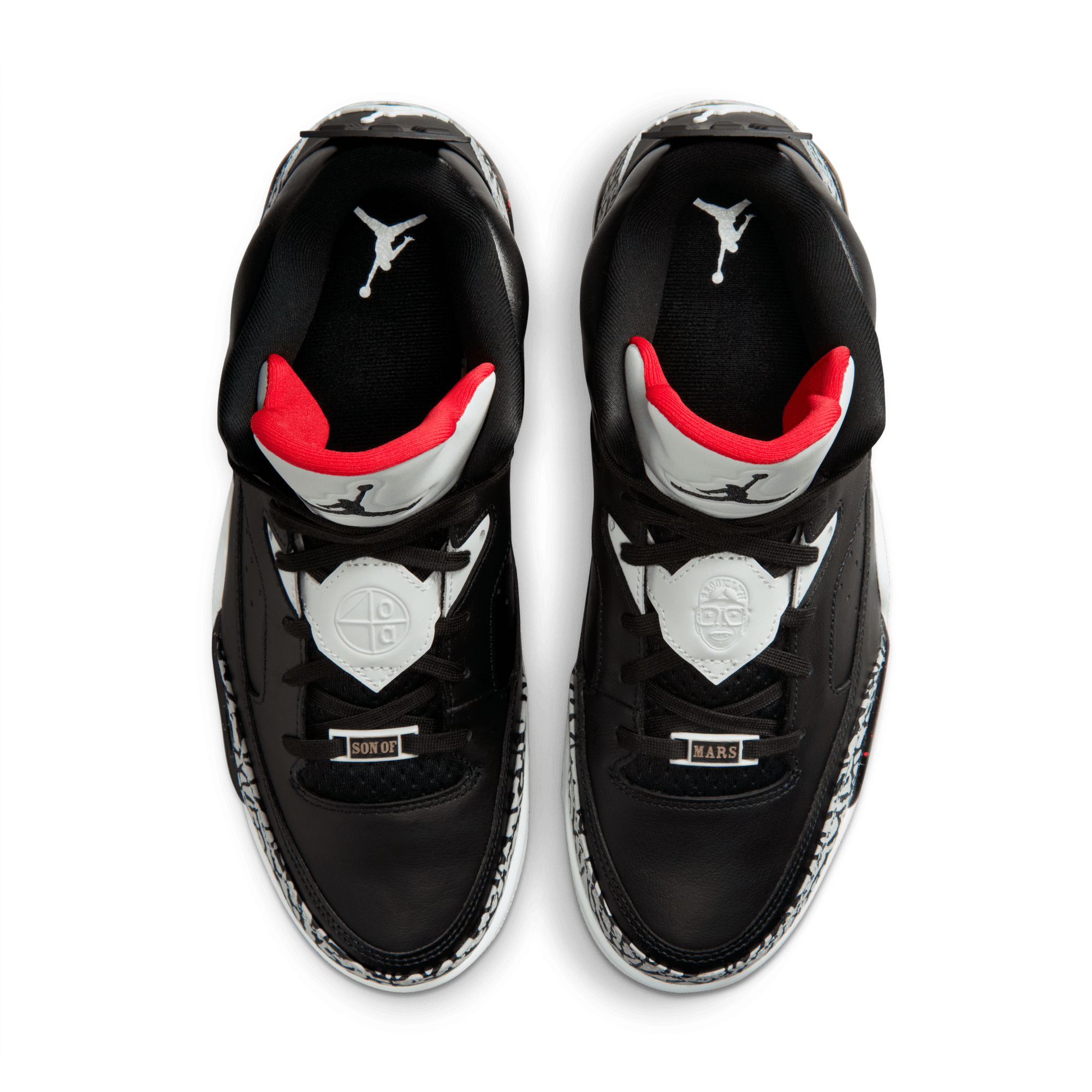 Jordan Spike Lee Son of Mars Low "Black/University Red/Grey Mist" Men's Shoe - BLACK/GREY/RED Thumbnail View 6