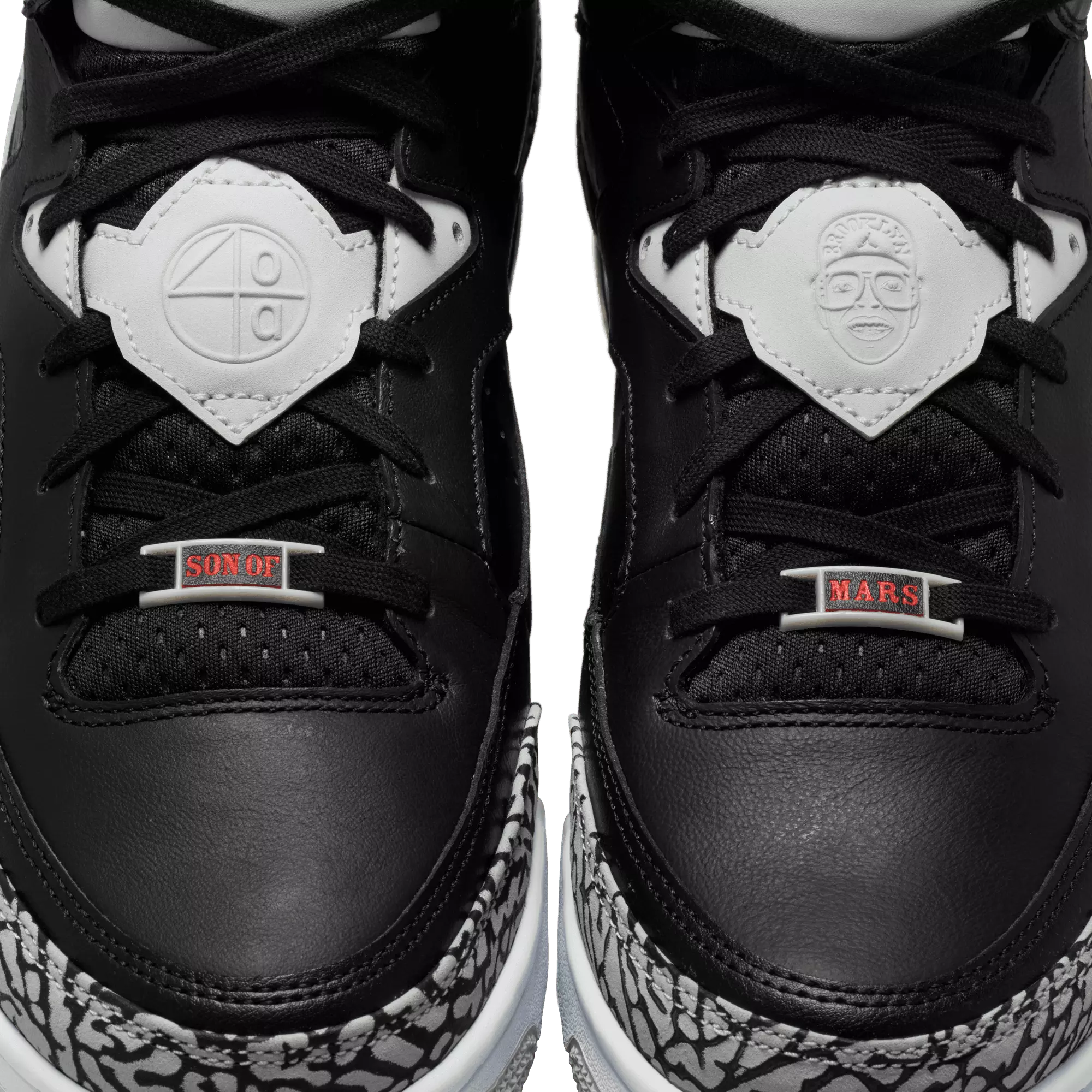 Jordan Spike Lee Son of Mars Low "Black/University Red/Grey Mist" Men's Shoe - BLACK/GREY/RED