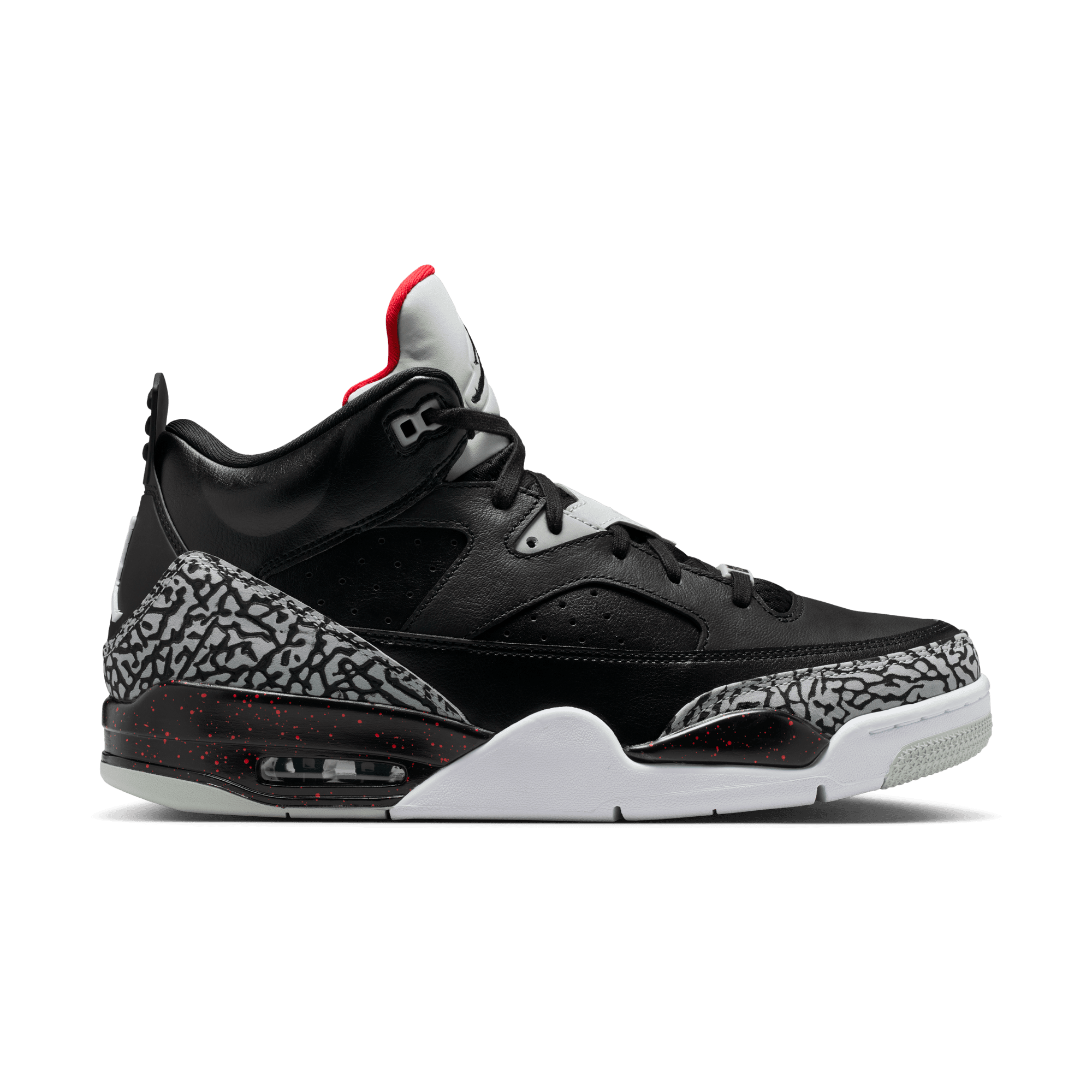 Jordan Son of Mars Low Black/University Red Shoe | Hibbett