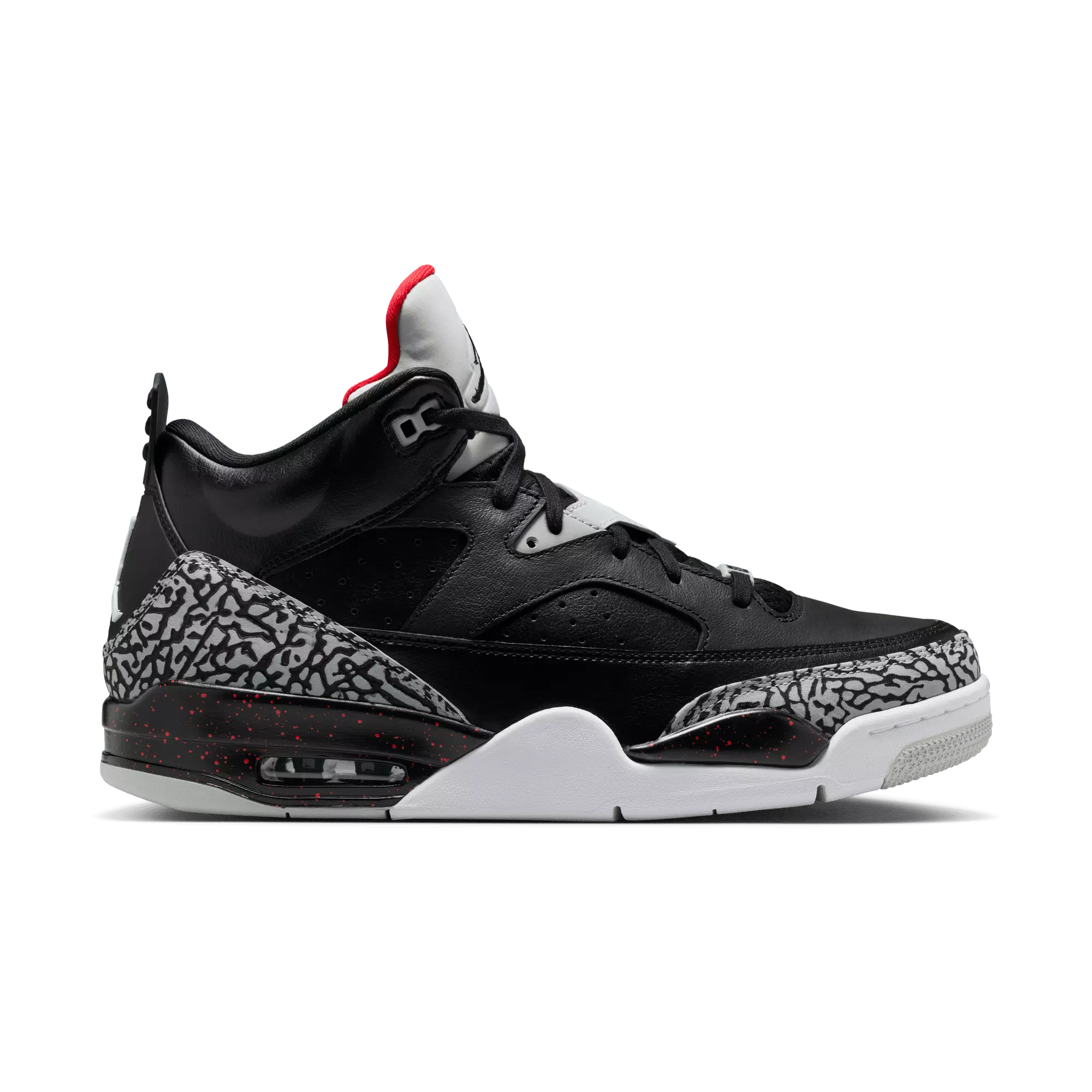Jordan Spike Lee Son of Mars Low "Black/University Red/Grey Mist" Men's Shoe - BLACK/GREY/RED