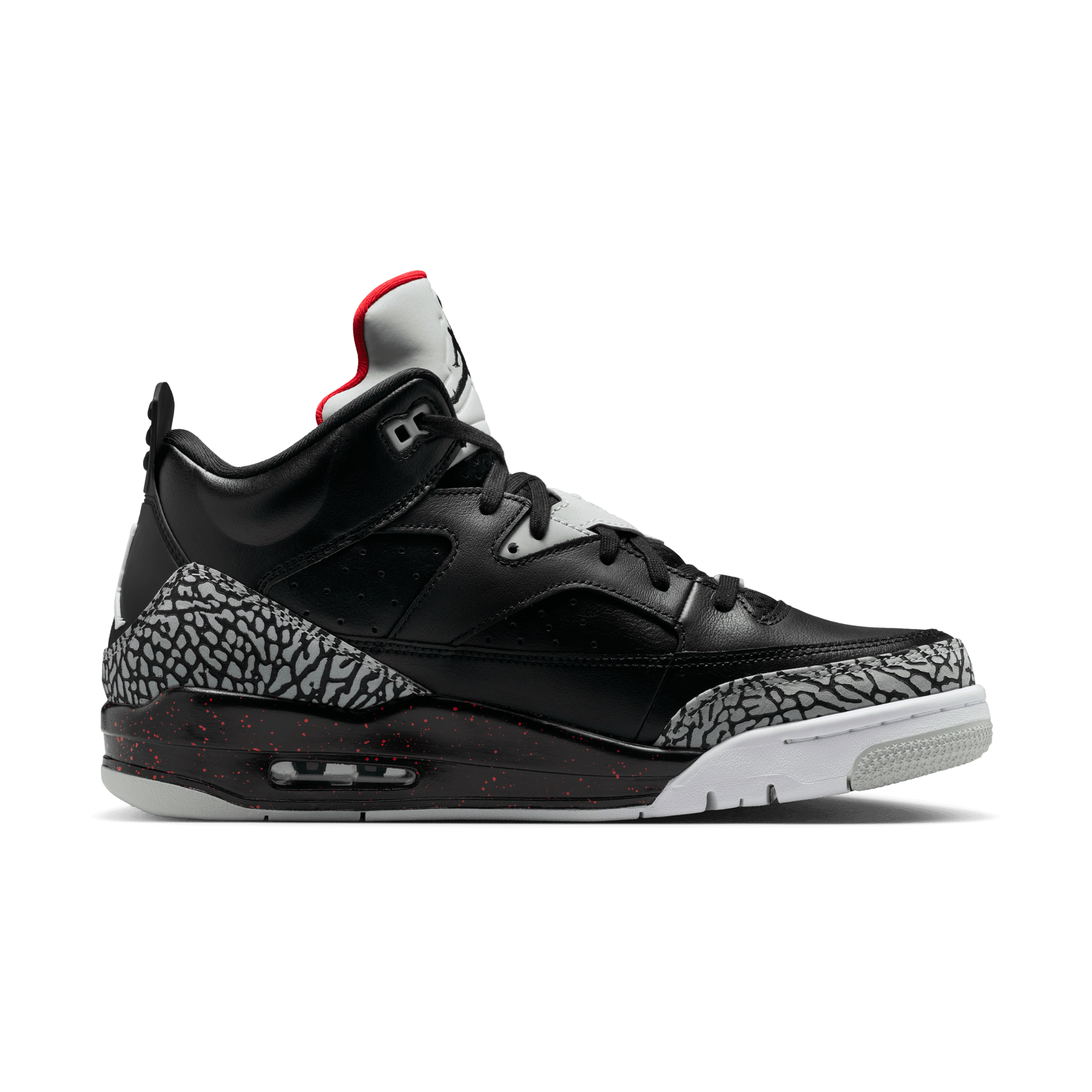 Jordan Spike Lee Son of Mars Low "Black/University Red/Grey Mist" Men's Shoe - BLACK/GREY/RED Thumbnail View 2