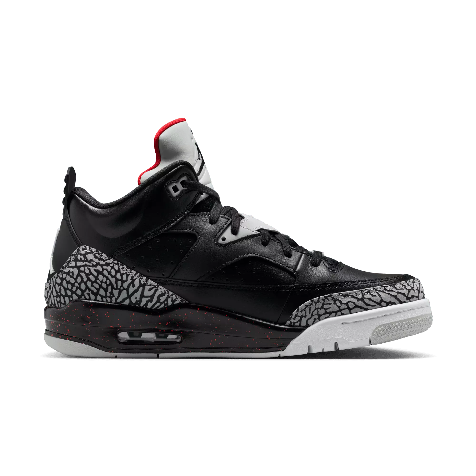 Jordan Spike Lee Son of Mars Low "Black/University Red/Grey Mist" Men's Shoe - BLACK/GREY/RED