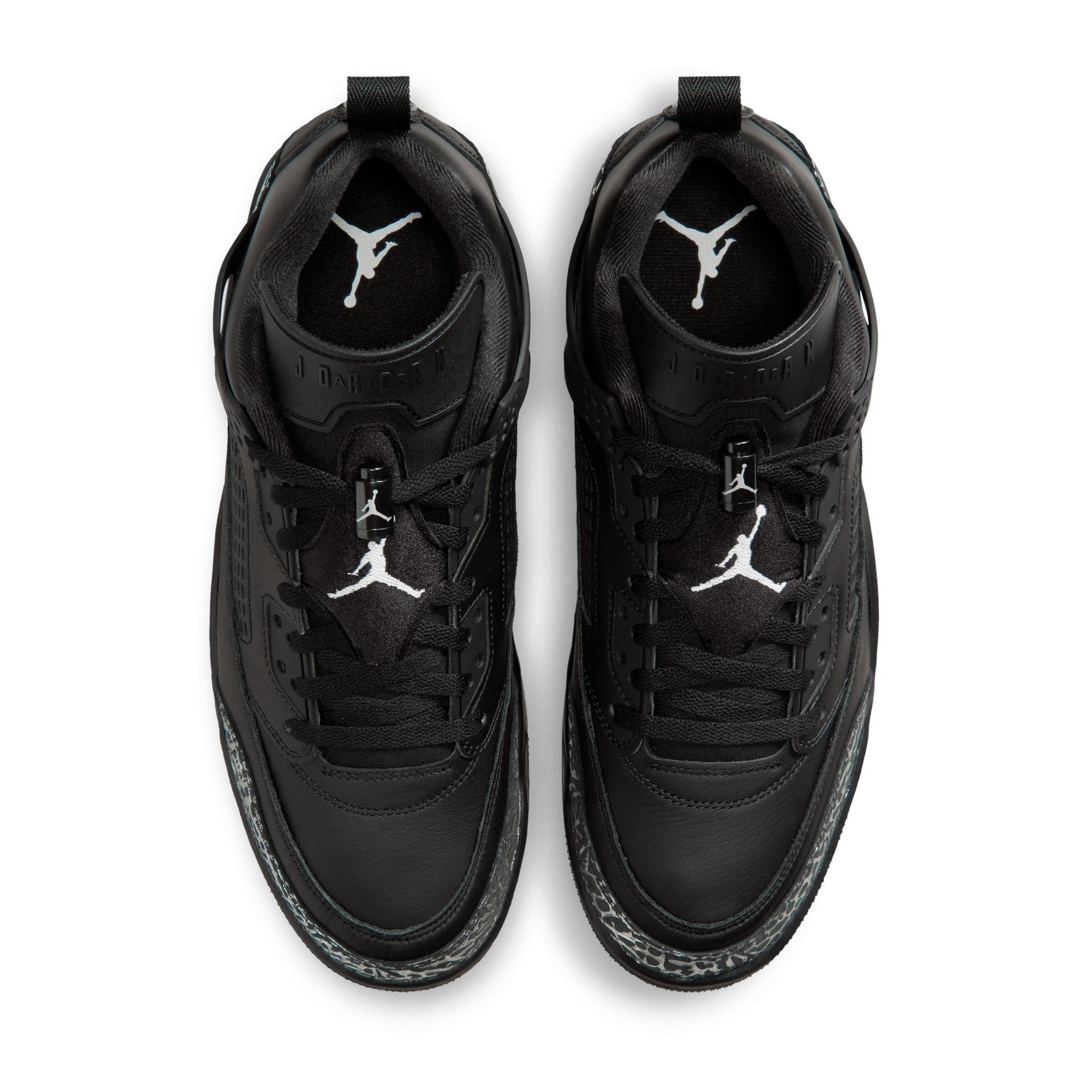 Jordan Spizike Low "Black/Metallic Silver" Men's Shoe - BLACK/SILVER/BLACK Thumbnail View 6