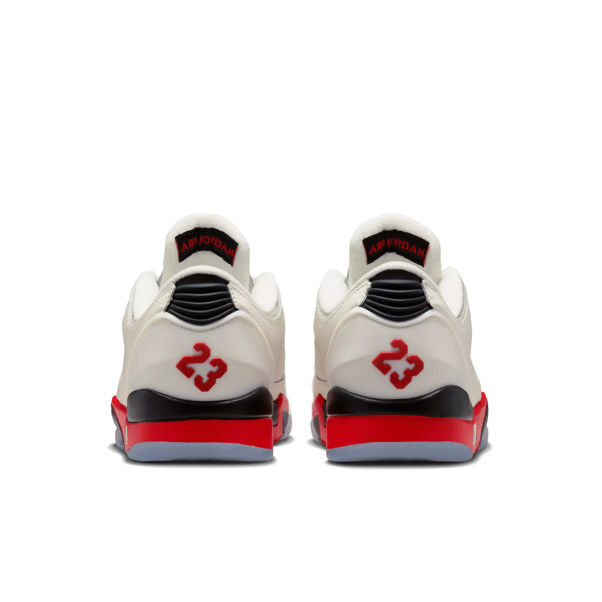 Jordan Sixty Plus Low "Sail/Fire Red/Black/Reflect Silver" Men's Shoe - SAIL