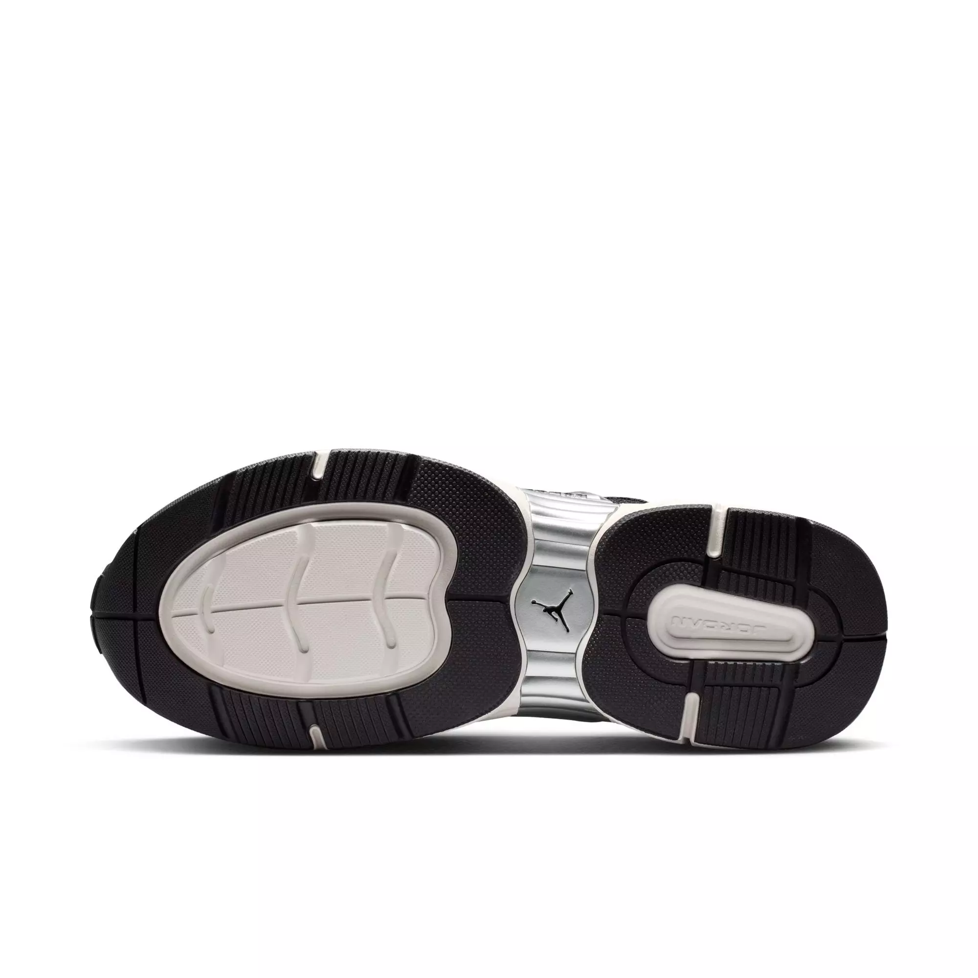 Jordan Trunner O/S "Photon Dust/White/Black/Sail" Men's Shoe - WHITE/BLACK/SILVER