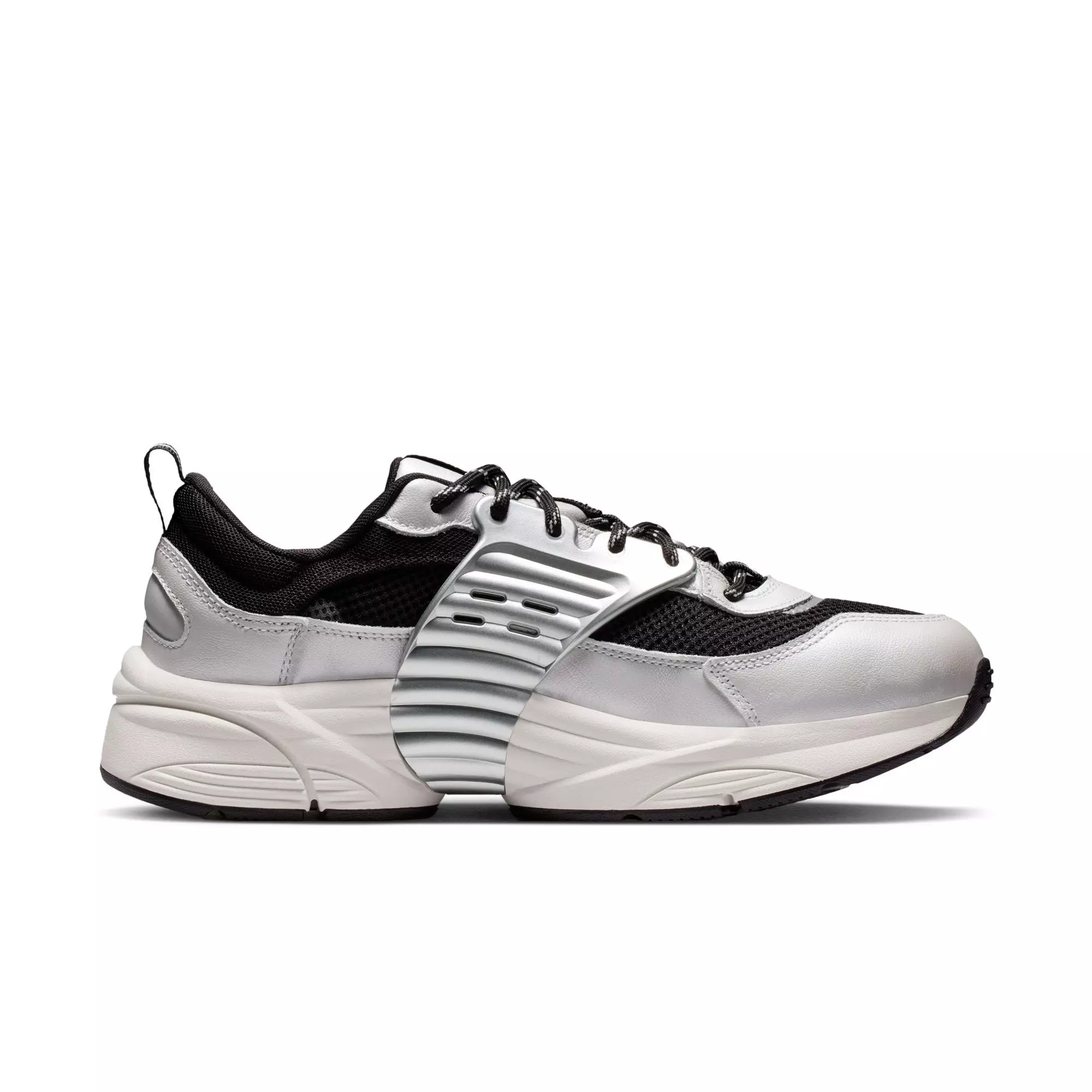 Jordan Trunner O/S "Photon Dust/White/Black/Sail" Men's Shoe - WHITE/BLACK/SILVER