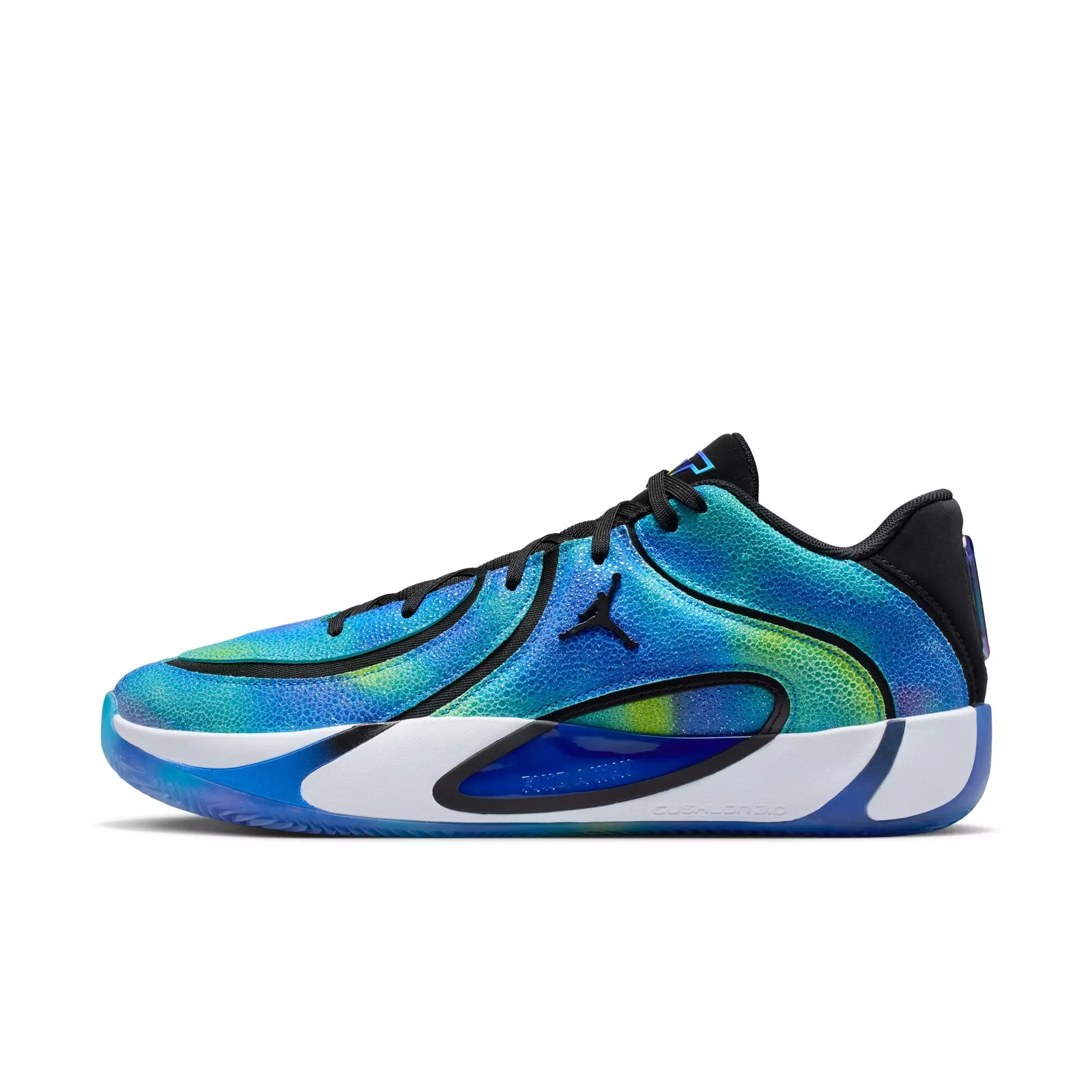 Jordan Tatum 4 "Smooth Soul Vol.2" Men's Basketball Shoe - RED PLUM/BLACK/HYPER ROYAL/'YELLOW STRIKE