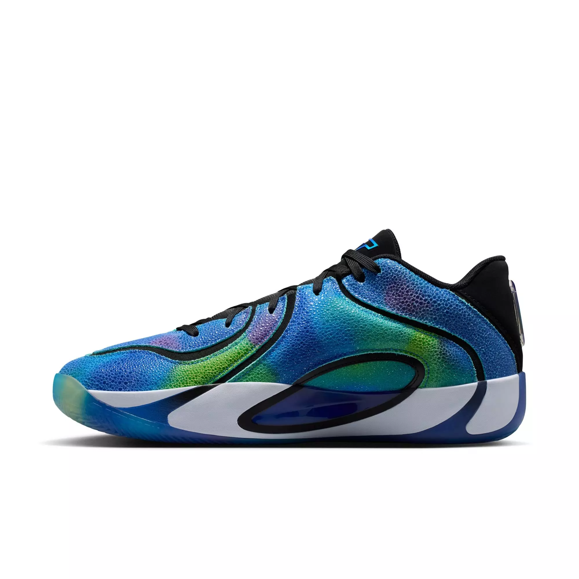 Jordan Tatum 4 "Smooth Soul Vol.2" Men's Basketball Shoe - RED PLUM/BLACK/HYPER ROYAL/'YELLOW STRIKE