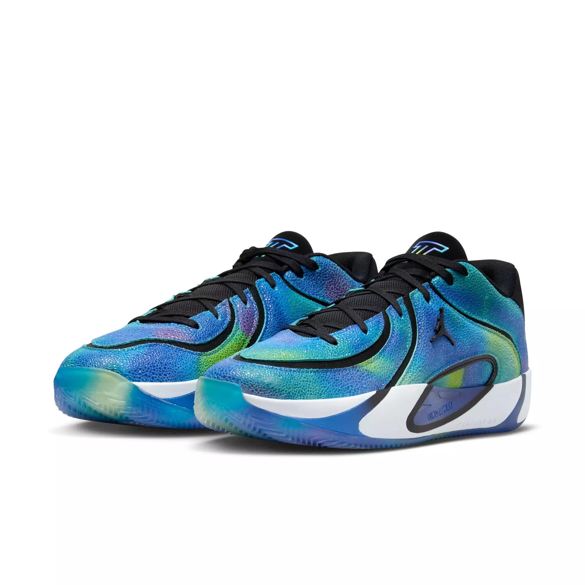 Jordan Tatum 4 "Smooth Soul Vol.2" Men's Basketball Shoe - RED PLUM/BLACK/HYPER ROYAL/'YELLOW STRIKE