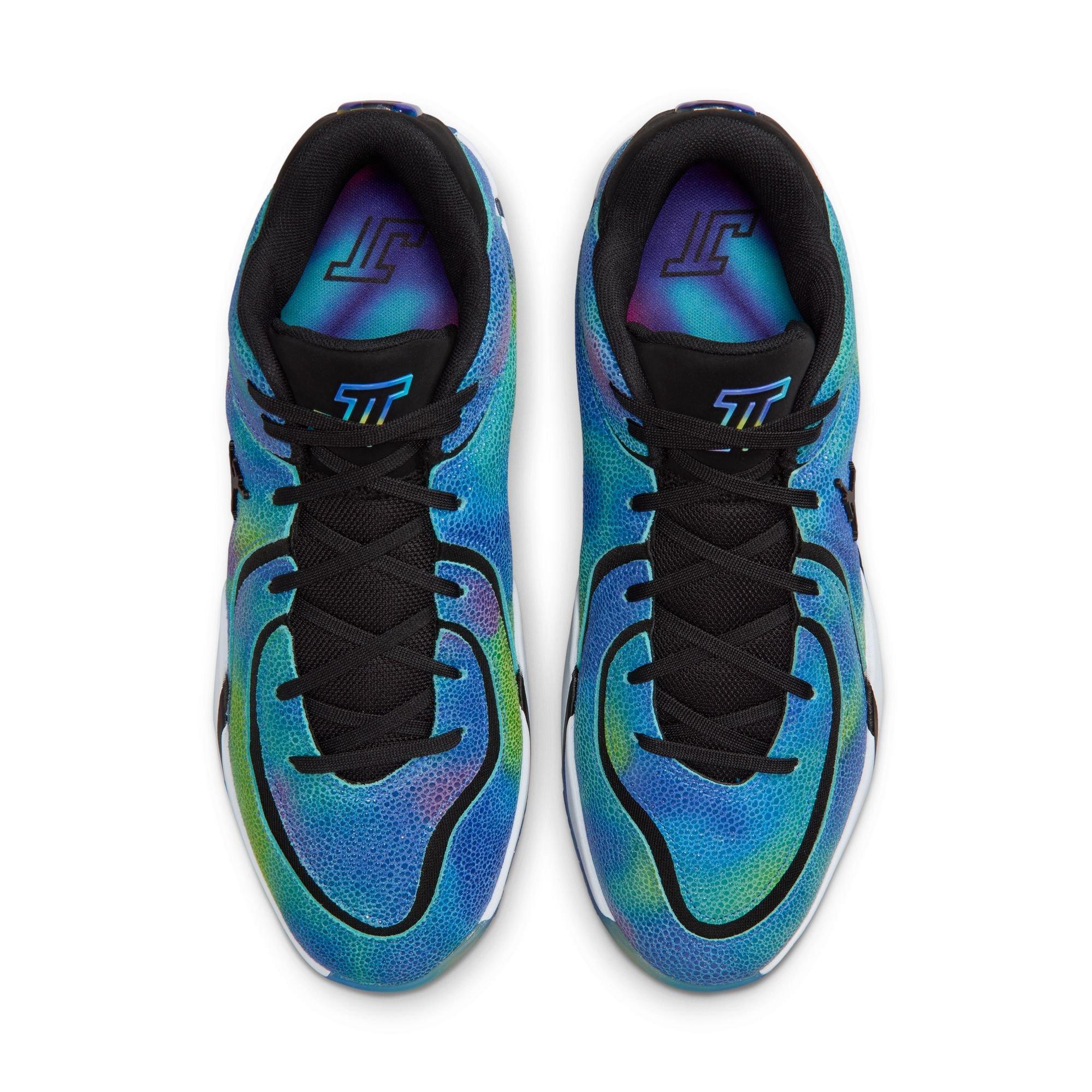 Jordan Tatum 4 "Smooth Soul Vol.2" Men's Basketball Shoe - RED PLUM/BLACK/HYPER ROYAL/'YELLOW STRIKE Thumbnail View 12